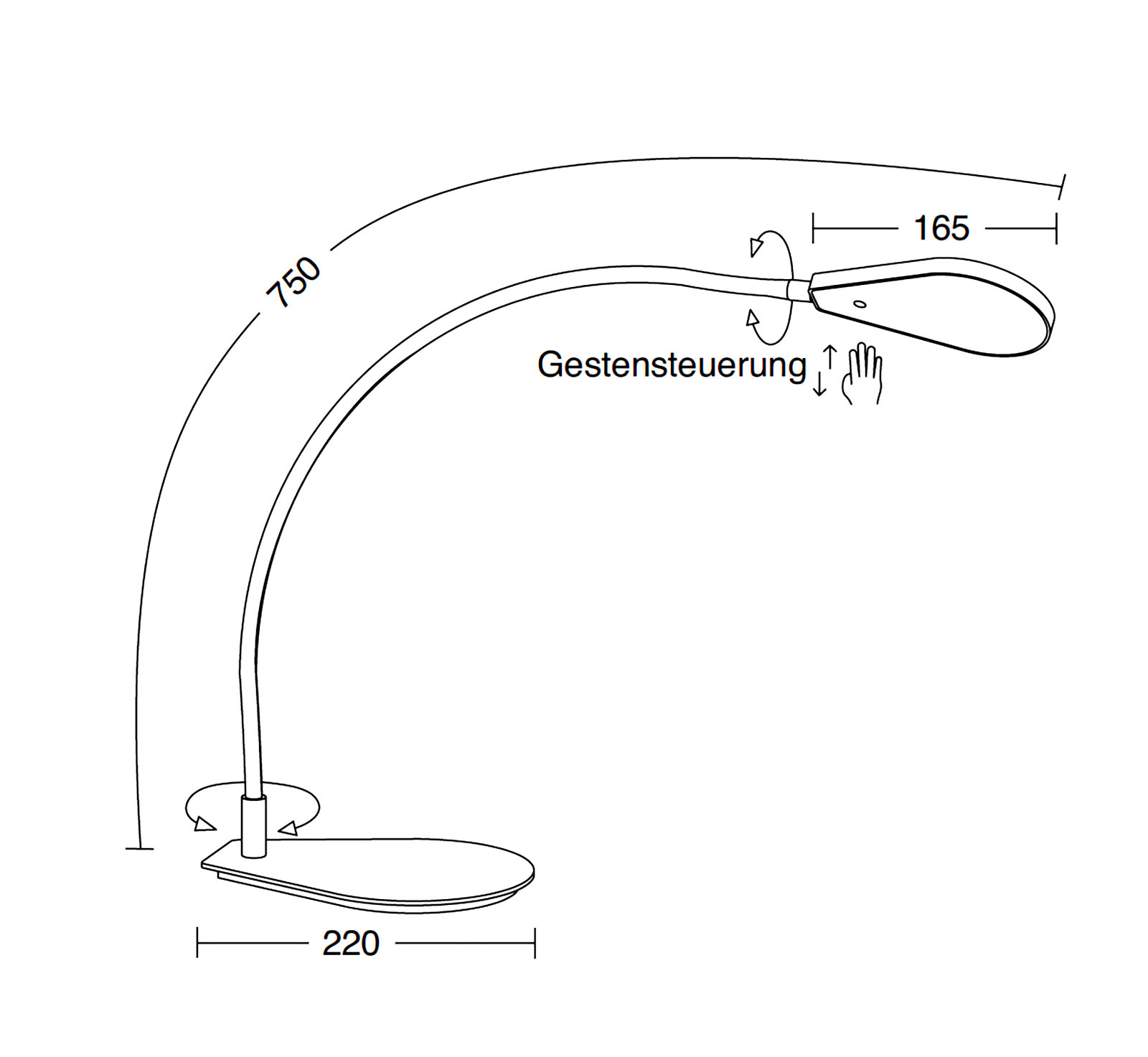 Helle Tischleuchte mit Flex-Arm TYPE T, Bild 12 Helle Tischleuchte mit Flex-Arm TYPE T, Bild 12