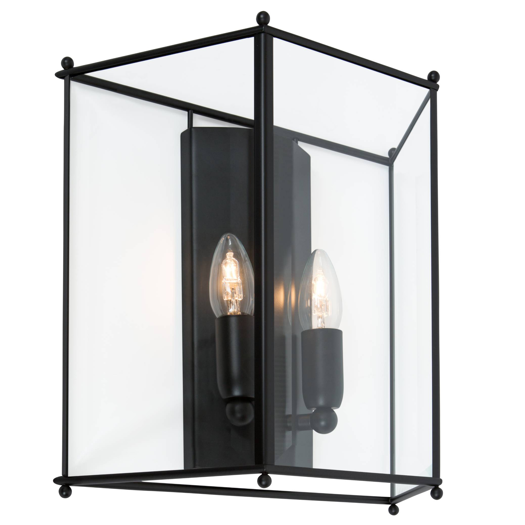 Bild 4: Hier in schwarz: Flache Kassetten-Wandleuchte GLIMMA Flache Kassetten-Wandleuchte GLIMMA: Hier in schwarz: Flache Kassetten-Wandleuchte GLIMMA
