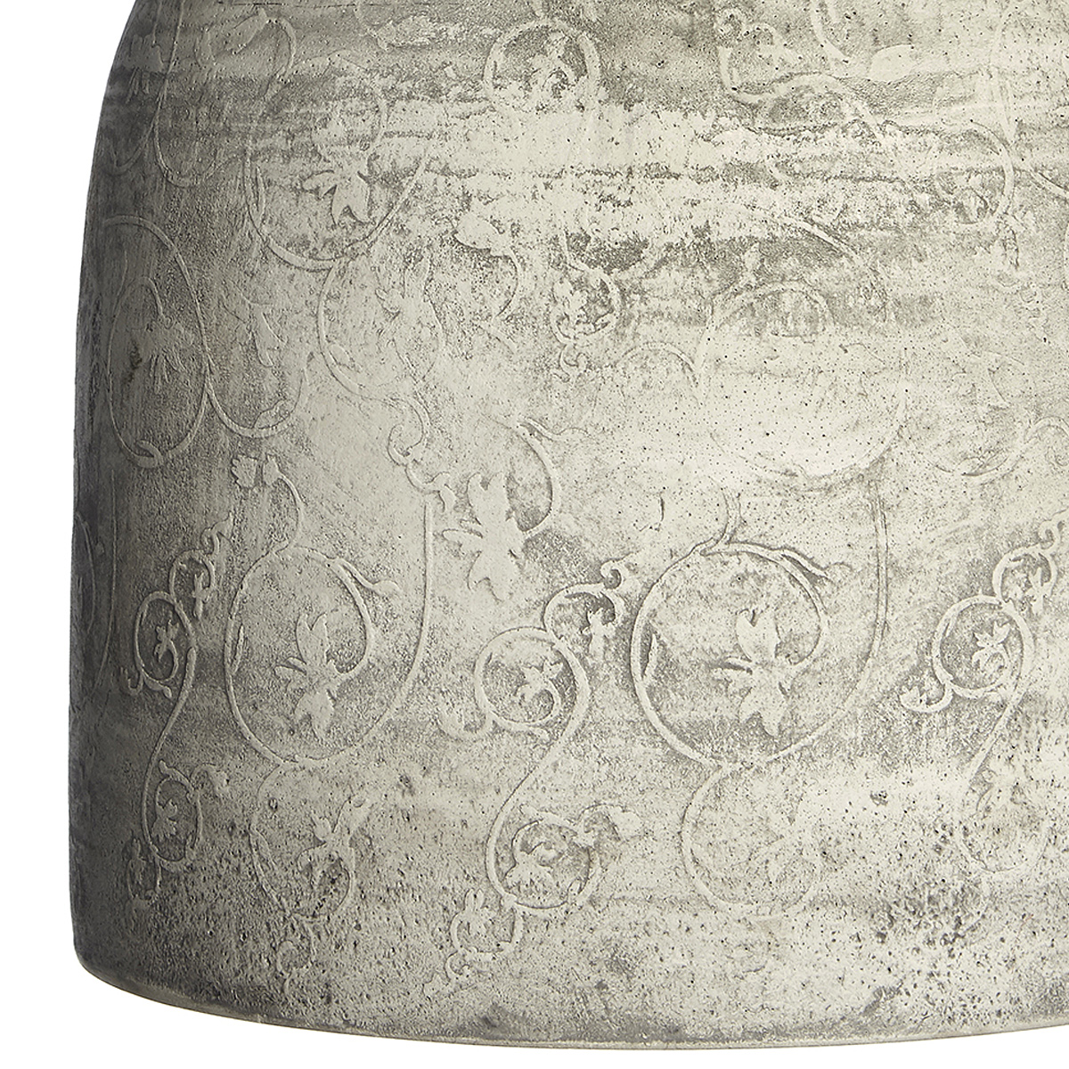 Stein-Hängeleuchte mit antik wirkendem Relief-Dekor, Bild 4