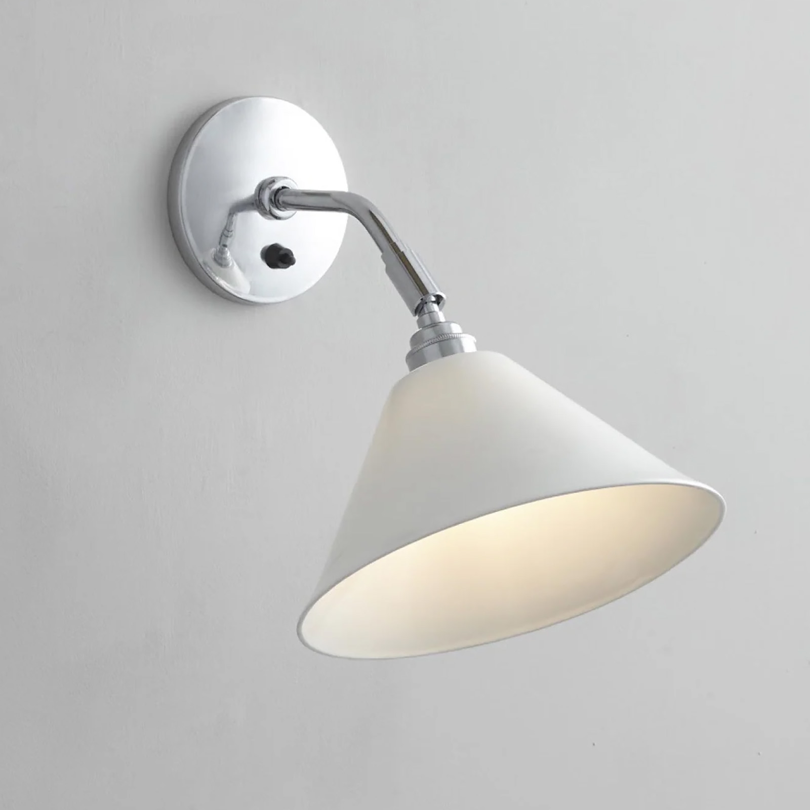 Kleine Keramik-Wandlampe mit Gelenkarm TASK, Bild 3
