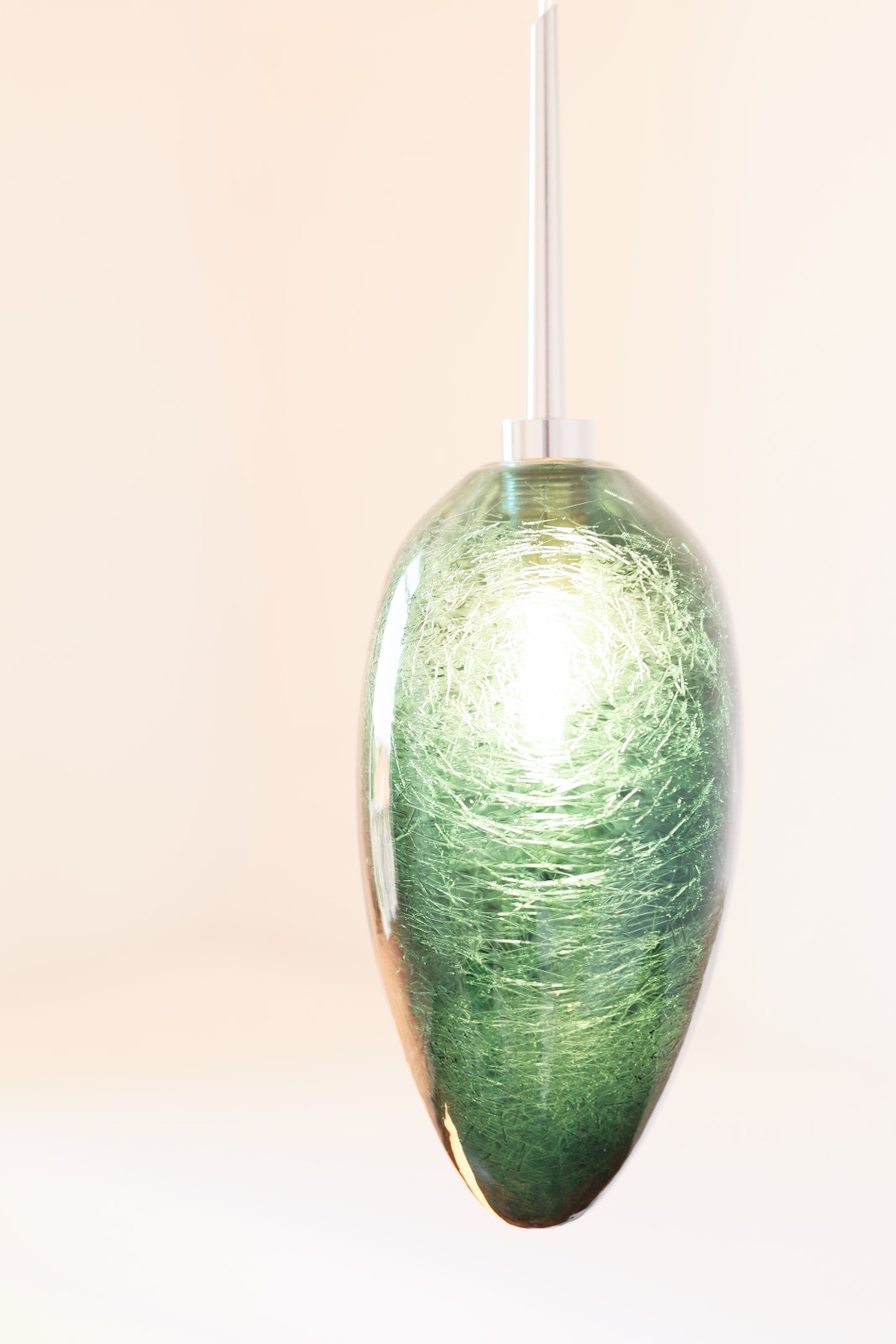 Hängeleuchte GALET 01 mit farbigem Zapfenglas , Bild 10 Hängeleuchte GALET 01 mit farbigem Zapfenglas , Bild 10