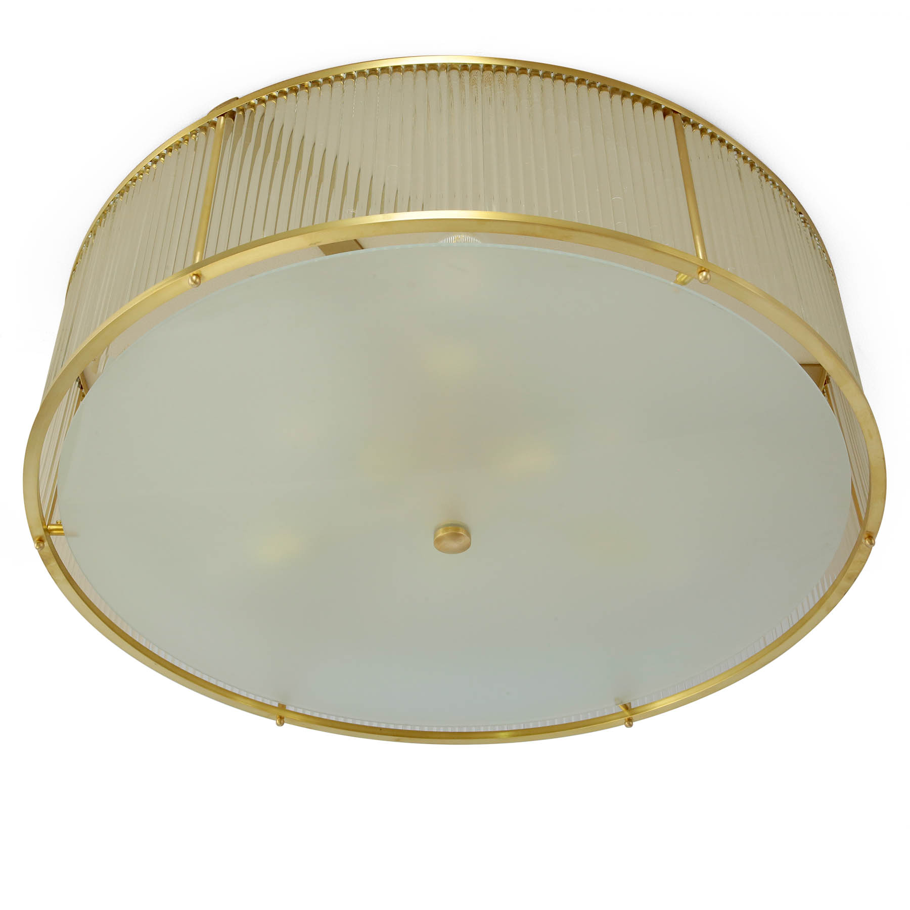 Large Brass Ceiling Light MIAMI, Ø 70 cm, Fig. 7