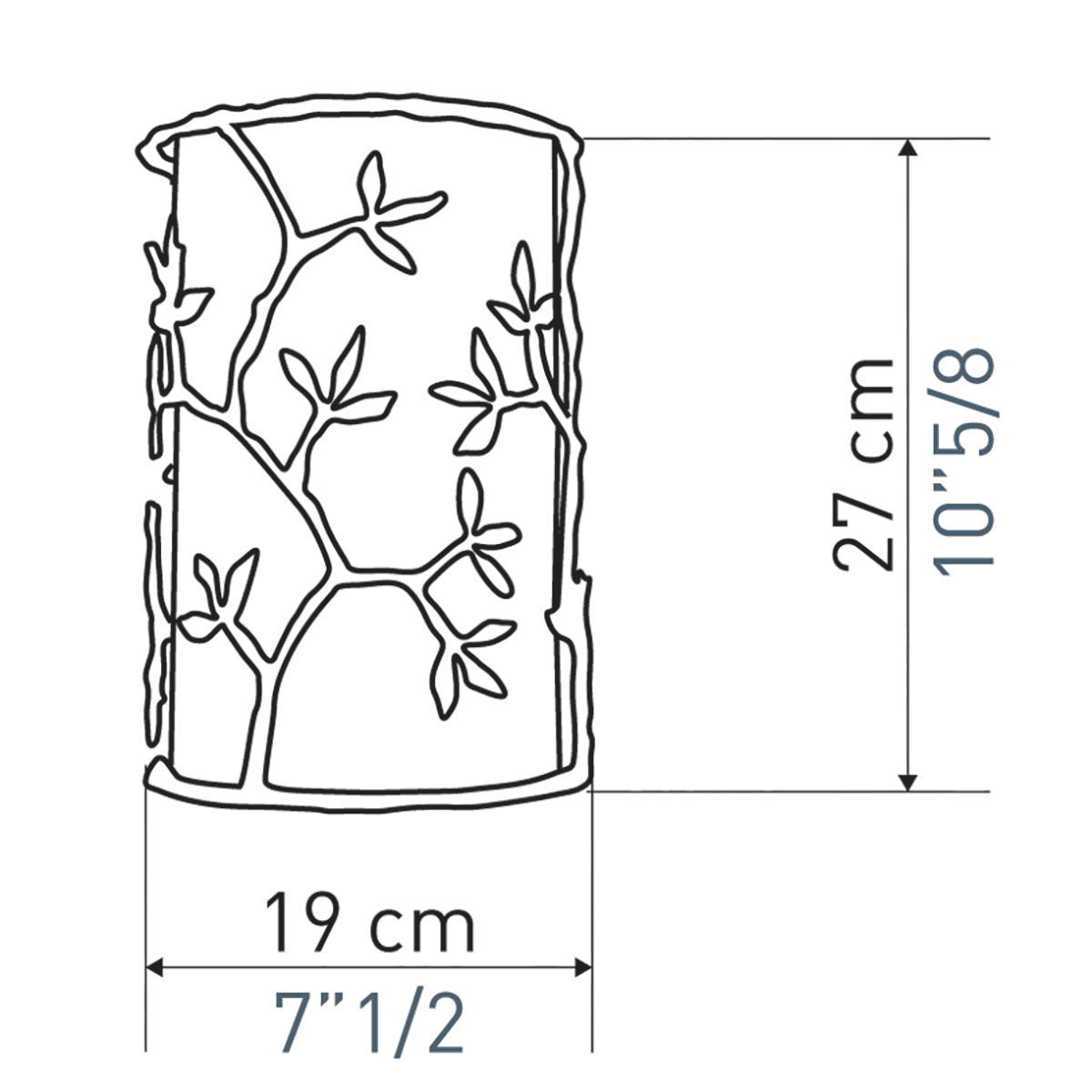 Flache Bronze-Wandleuchte OMBELLE mit Textilschirm, Bild 11 Flache Bronze-Wandleuchte OMBELLE mit Textilschirm, Bild 11