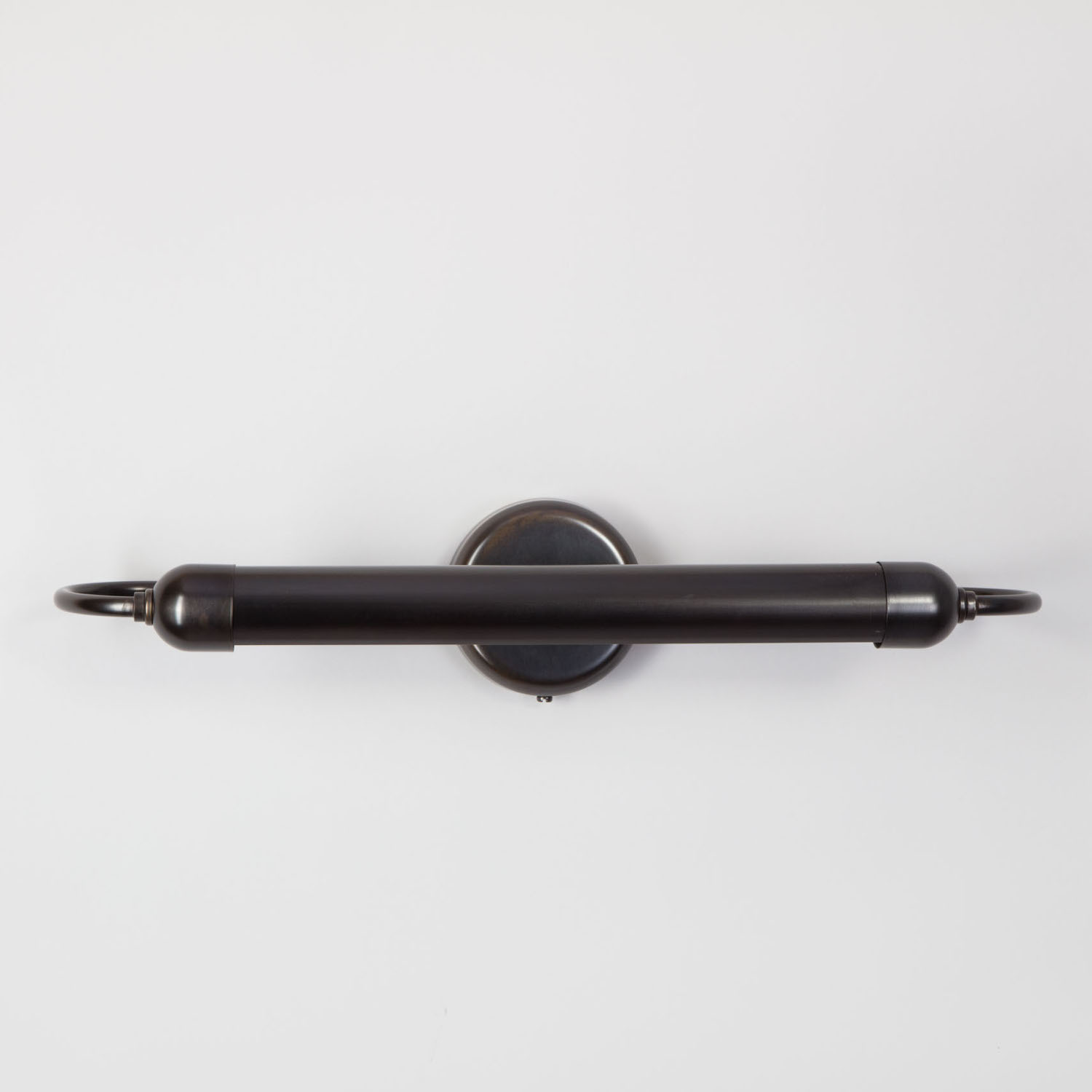 ATLANTIQUE Art-Déco-Bilderleuchte aus Messing 41 cm: Oberfläche Kanoneneisen-Patina