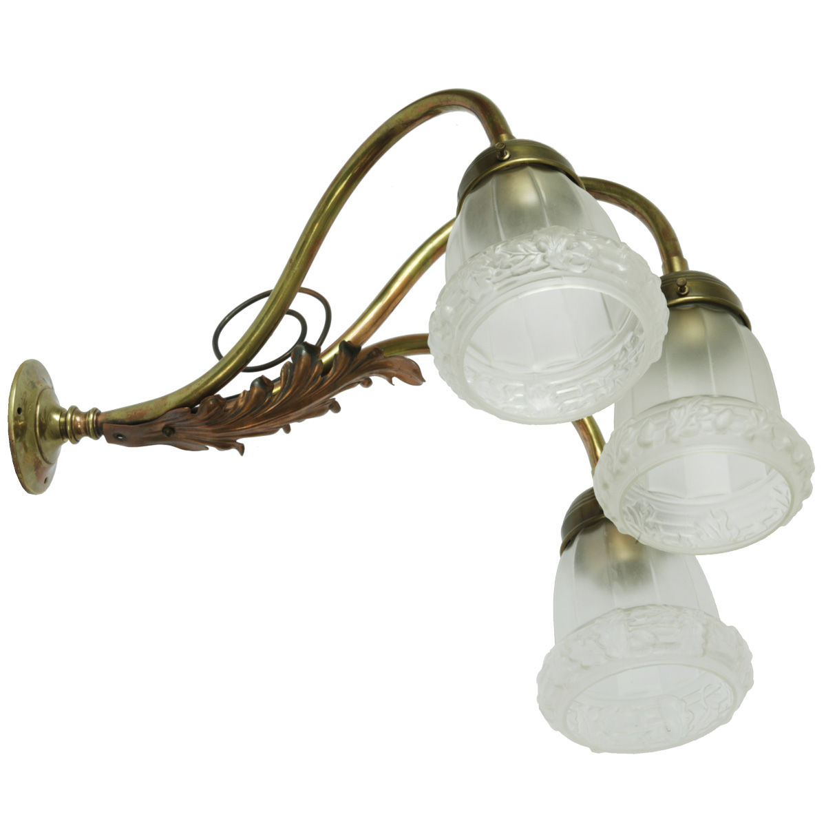 Antique Art Nouveau Wall Lamp, Germany, ca. 1900 - SOLD Antique Art Nouveau Wall Lamp, Germany, ca. 1900 - SOLD