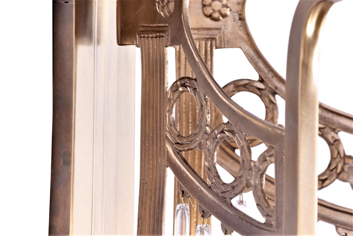 Zweiflammige Stile Liberty-Wandlampe TRENTINO VI, Bild 4 Zweiflammige Stile Liberty-Wandlampe TRENTINO VI, Bild 4