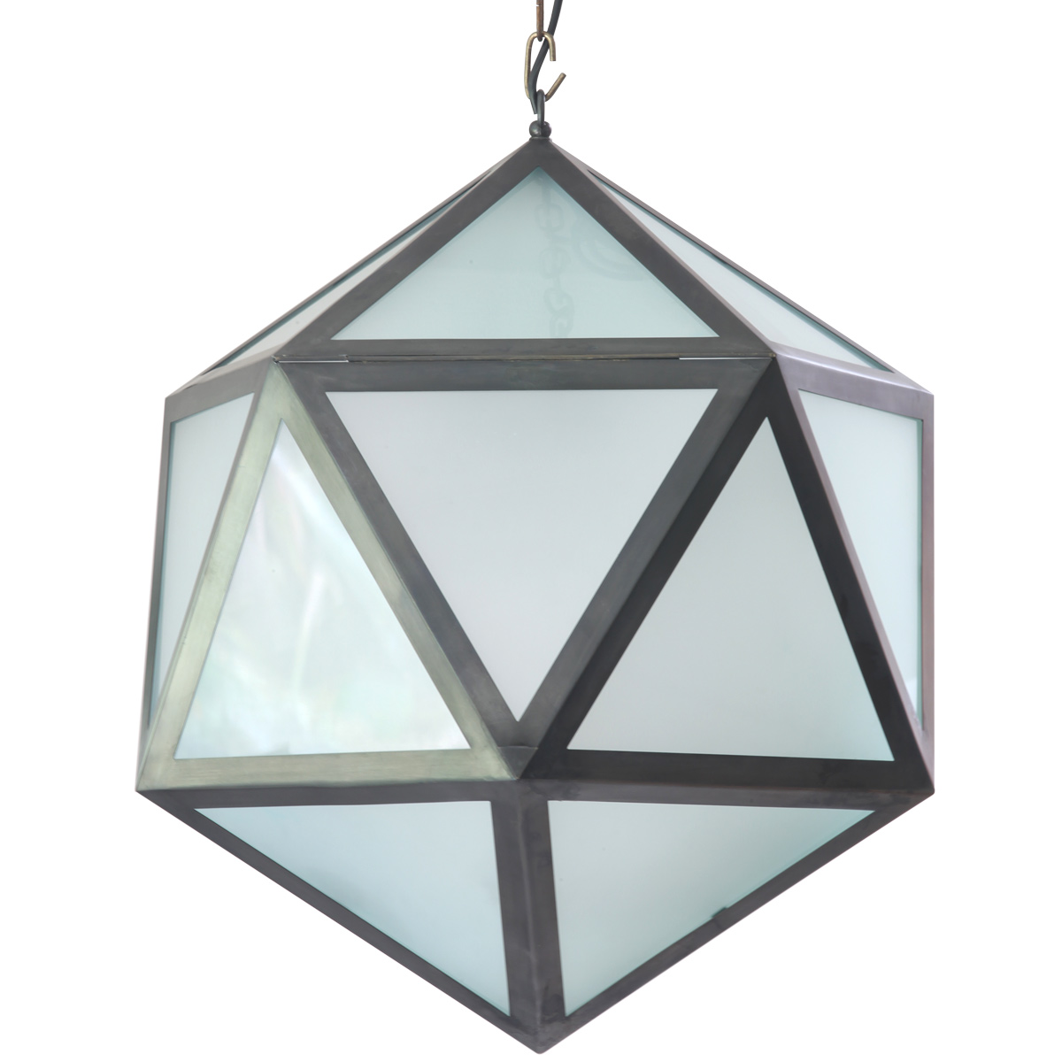 Große Art-Déco-Hängeleuchte in Sonderanfertigung 60 cm Große Art-Déco-Hängeleuchte in Sonderanfertigung 60 cm