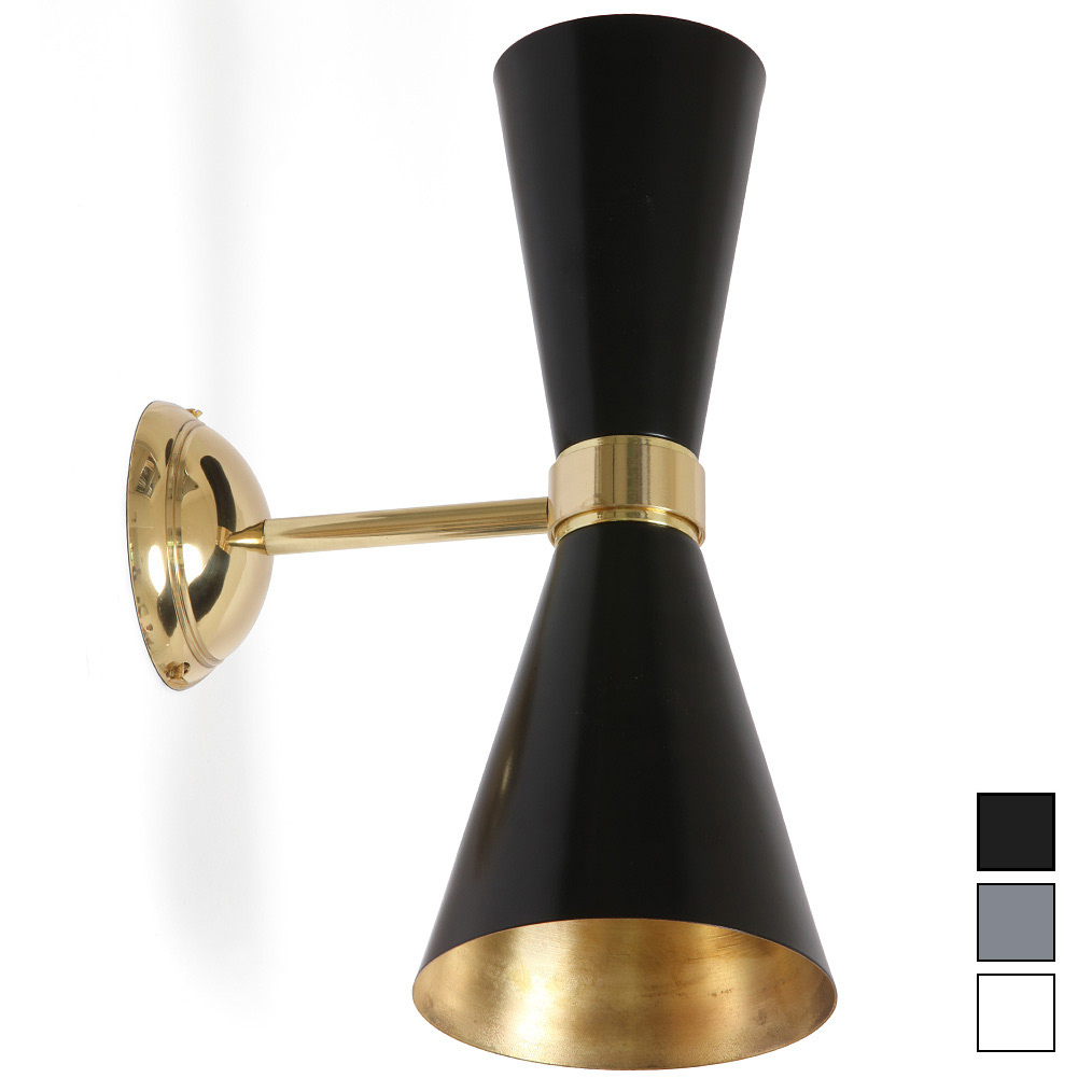 FARFALLA Up-Down-Wandleuchte im Stil der Fünfziger FARFALLA Up-Down-Wandleuchte im Stil der Fünfziger