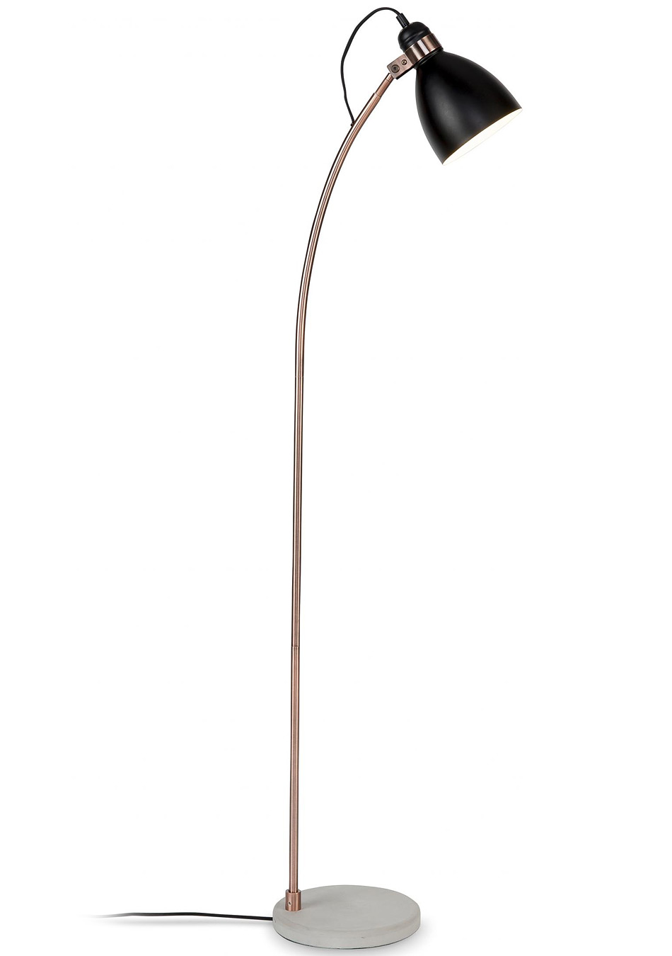 Design-Stehlampe mit Kupfer und Beton-Sockel, Bild 10