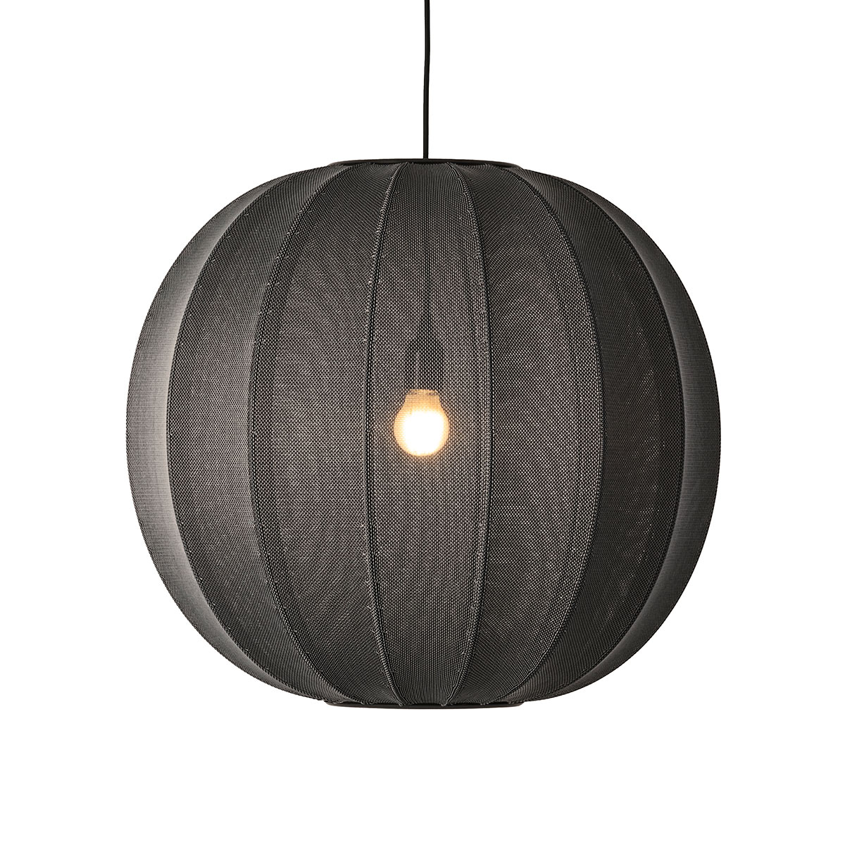 Kugel-Hängeleuchte KNIT-WIT mit Stoffschirm-Lampion, div. Farben und Größen bis 75 cm, Bild 13