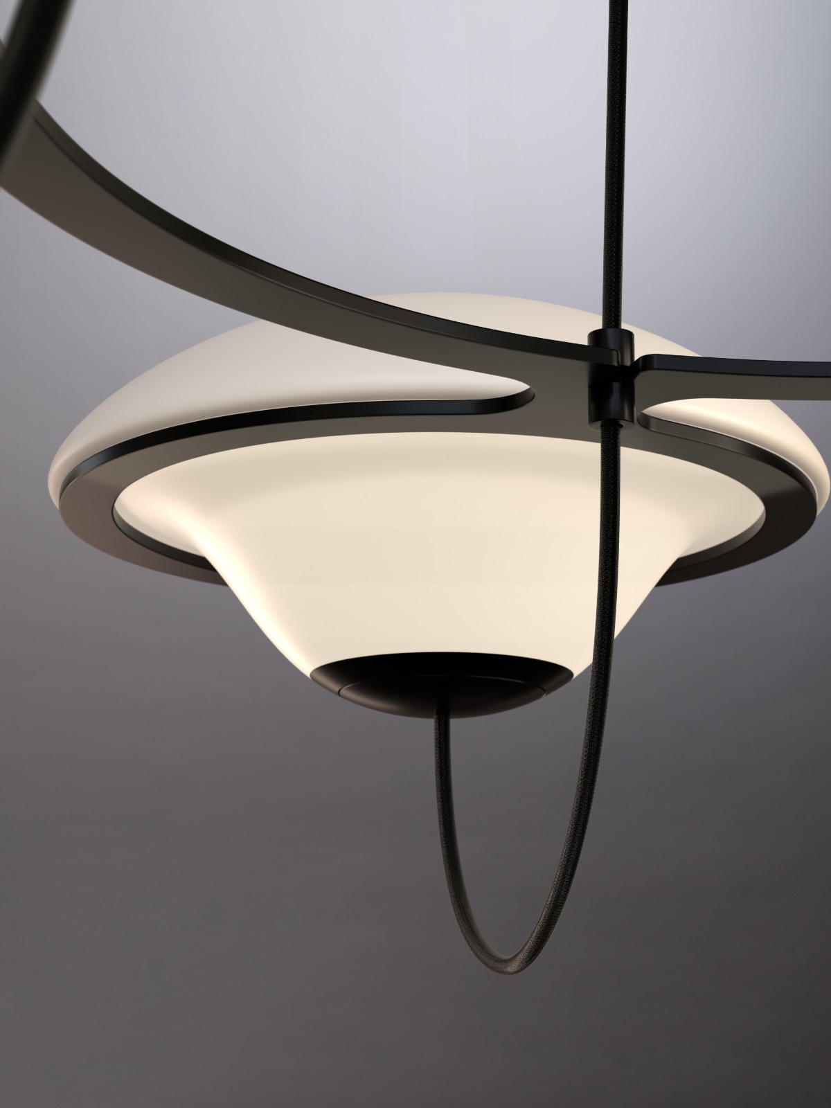 Retro-Futuristischer UFO-Design-Hängeleuchter IN THE AIR 3, Bild 6 Retro-Futuristischer UFO-Design-Hängeleuchter IN THE AIR 3, Bild 6