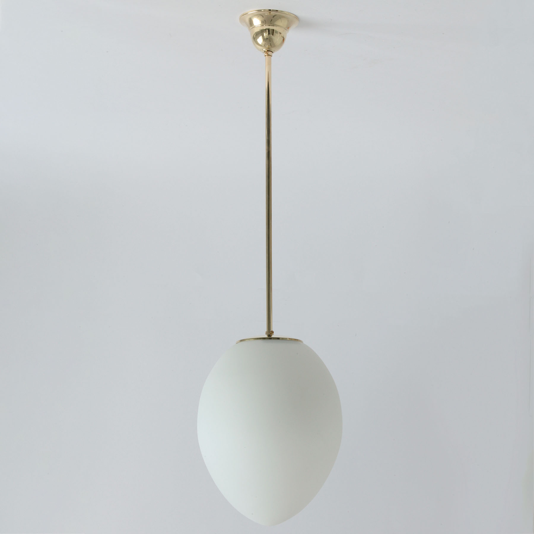 Nostalgic Rod Pendant Light With Oval Glass Shade (Bud / Egg), Fig. 2