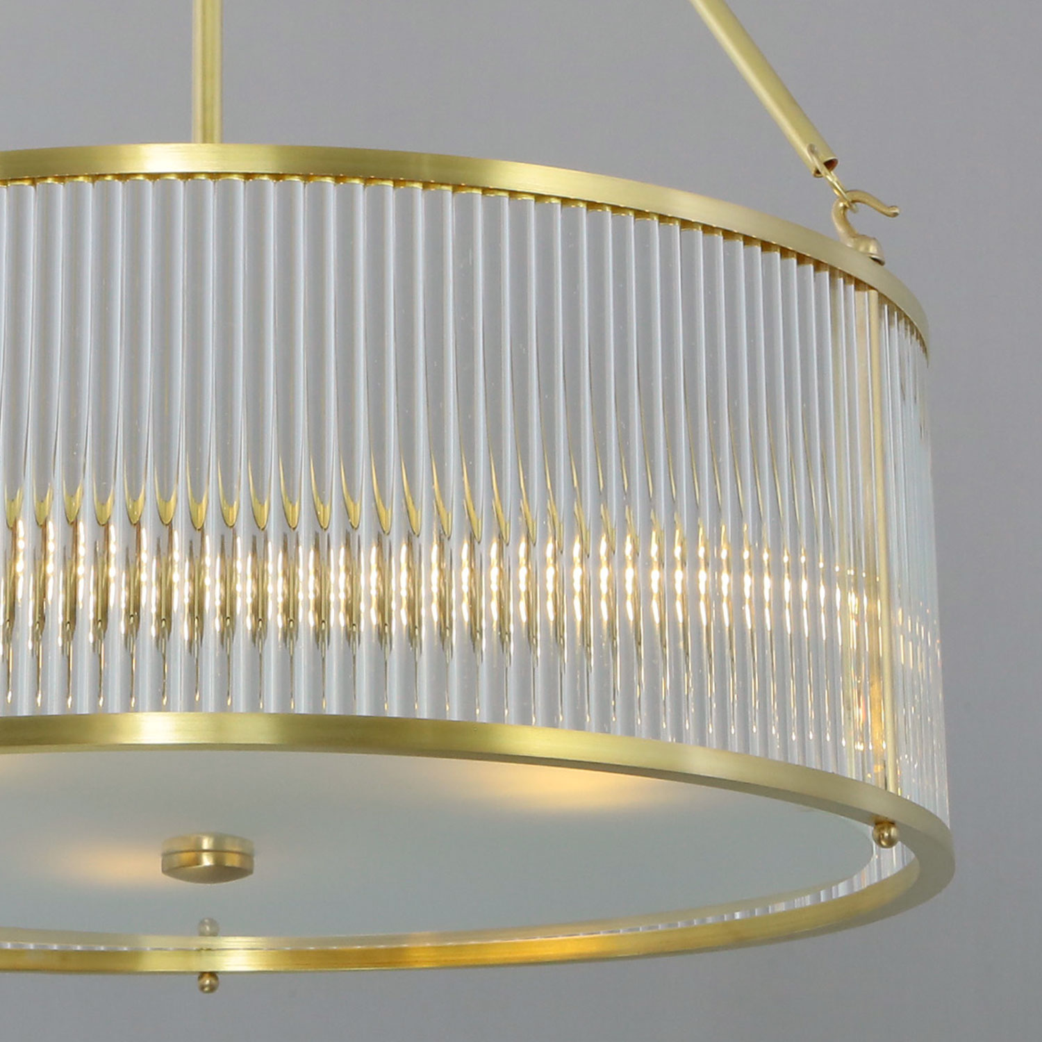 Prächtige Hängeleuchte mit Kristall-Stäben MIAMI, Ø 50 cm, Bild 6 Prächtige Hängeleuchte mit Kristall-Stäben MIAMI, Ø 50 cm, Bild 6