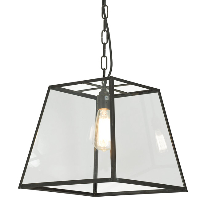 Verglaste Kasten-Pendelleuchten 7636/M/L Verglaste Kasten-Pendelleuchten 7636/M/L