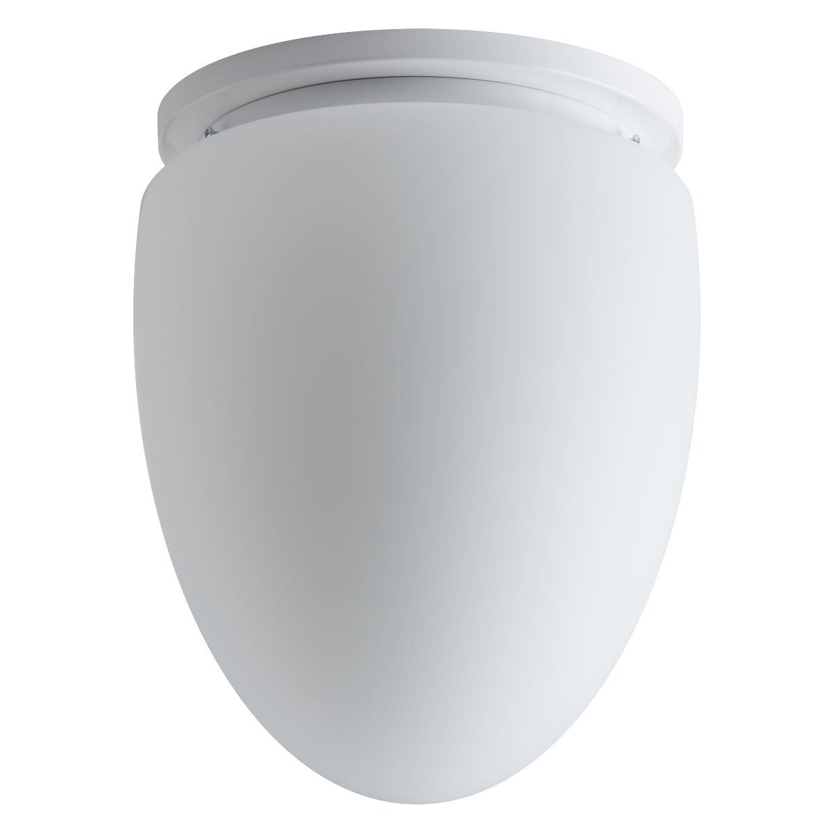 Elegante Grundbeleuchtung: Deckenleuchte MIRIA mit Opalglas-Schirm Ø 35 cm: weiße Ausführung