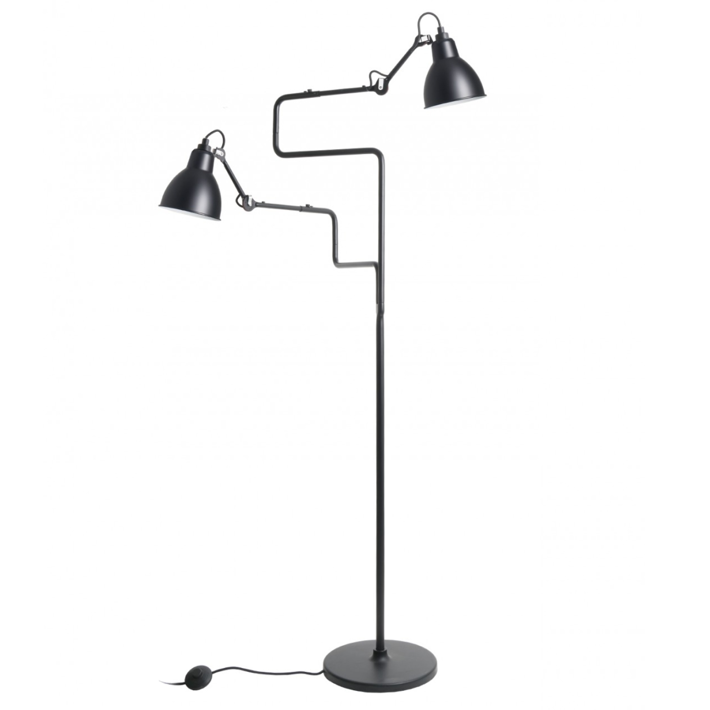 Floor Lamp with Two Brackets N° 411 DOUBLE