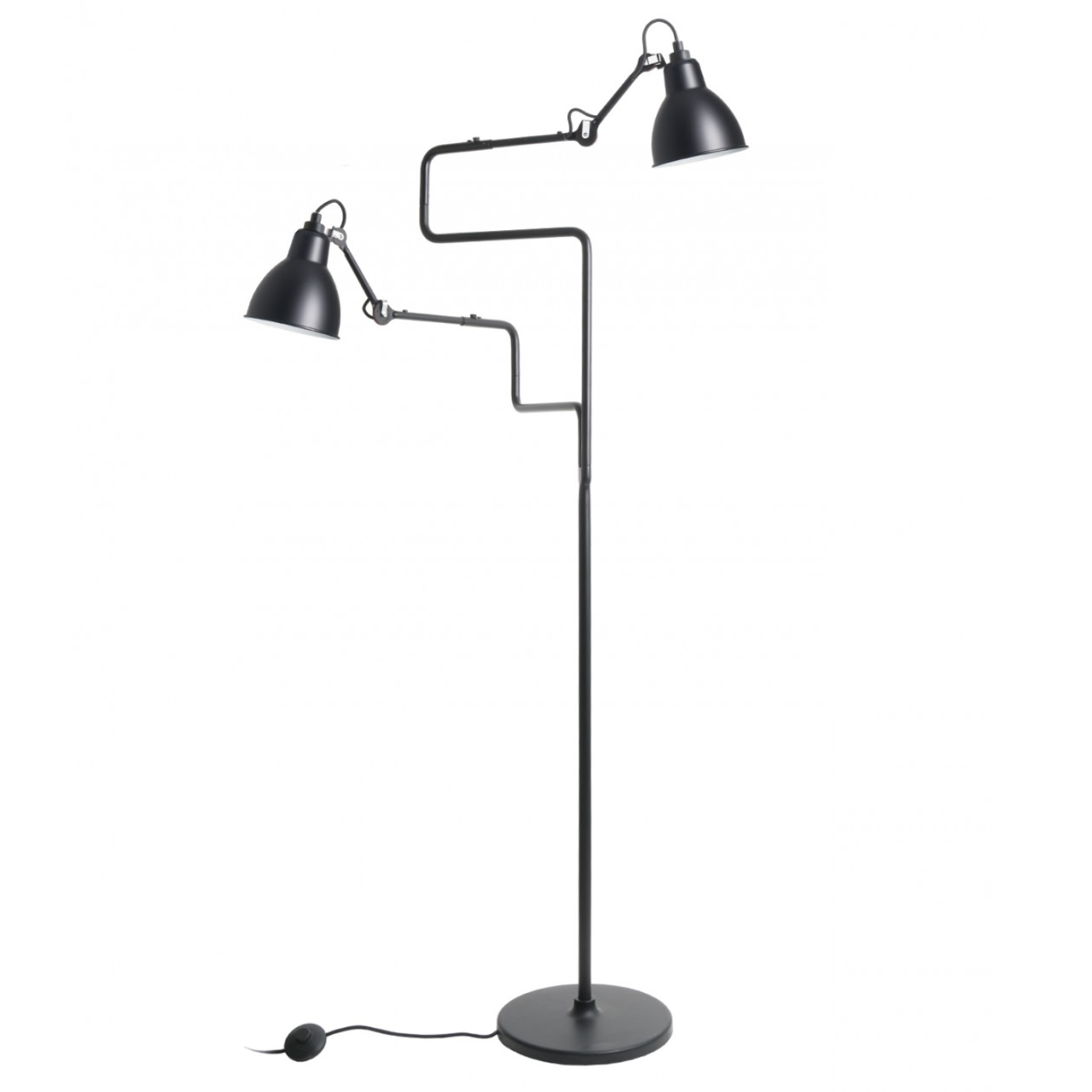 Floor Lamp with Two Brackets N° 411 DOUBLE Floor Lamp with Two Brackets N° 411 DOUBLE
