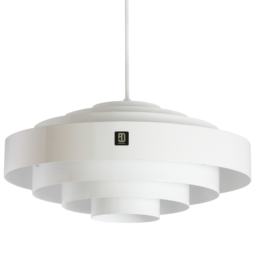 CIRCULAR suspended luminaire with concentric lamellar rings
