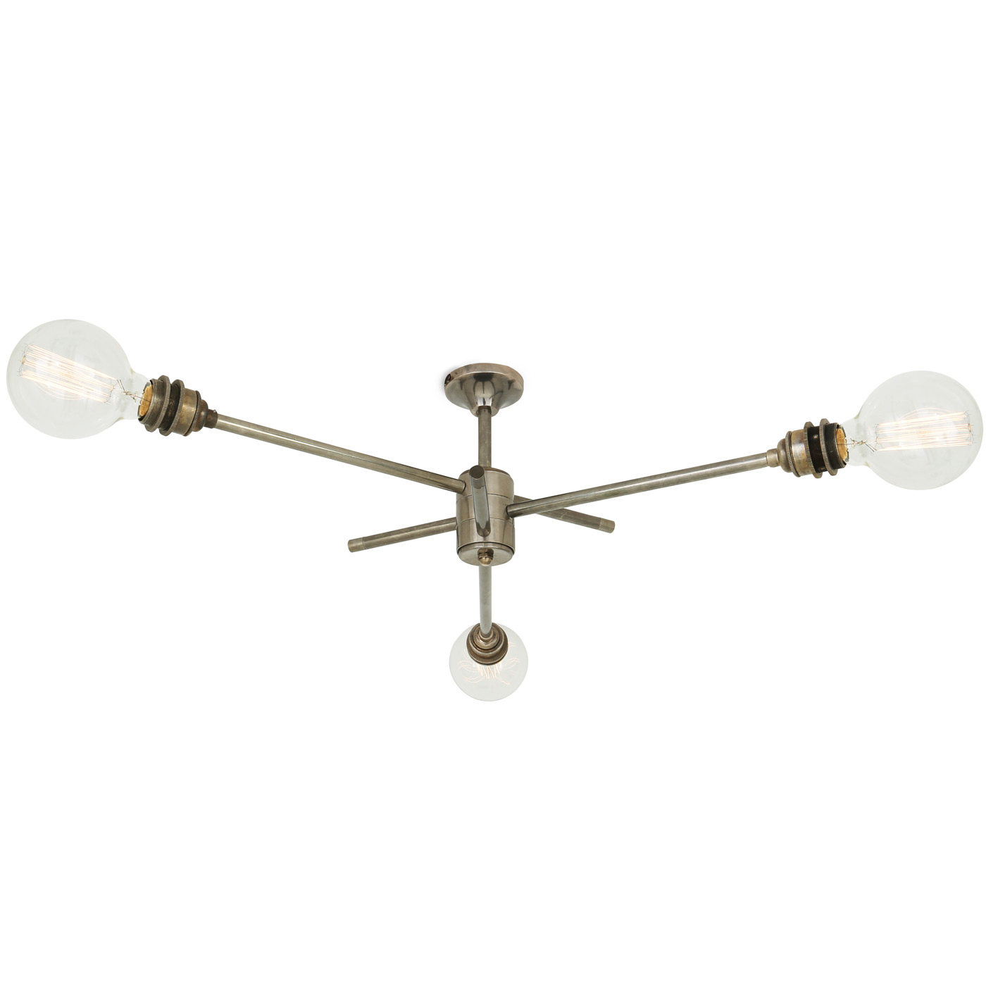 Dreiflammiger minimalistischer Deckenleuchter 60 cm Dreiflammiger minimalistischer Deckenleuchter 60 cm