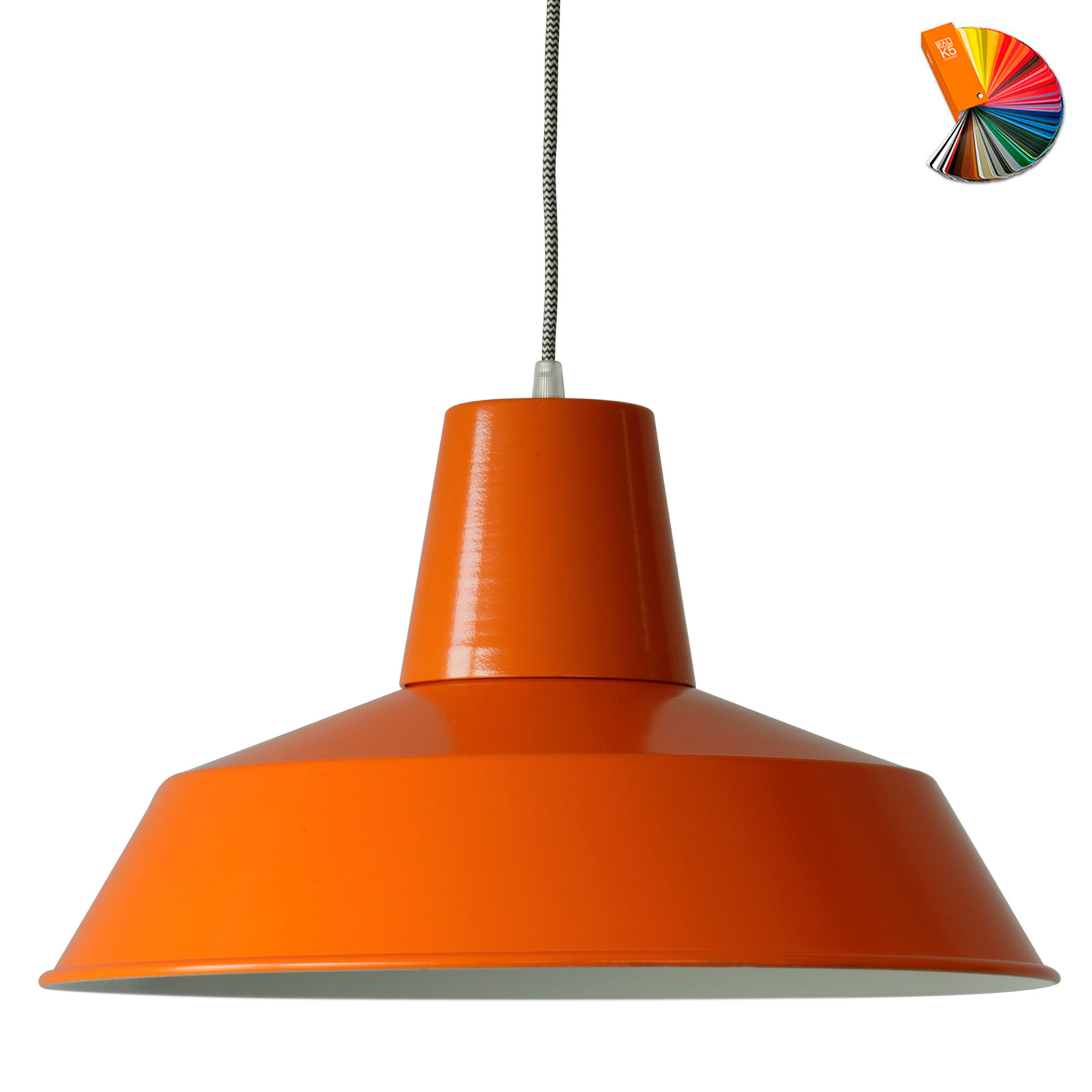 Klassische Industriestil-Hängeleuchte W2 (Ø 42 cm) Klassische Industriestil-Hängeleuchte W2 (Ø 42 cm)