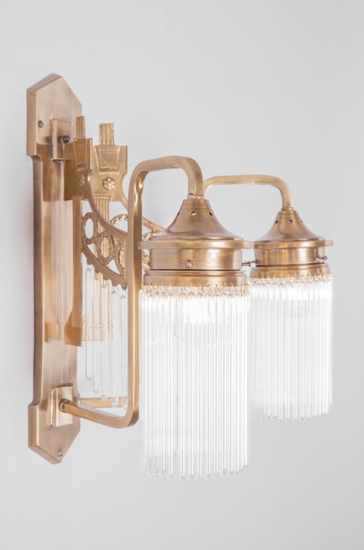 Zweiflammige Stile Liberty-Wandlampe TRENTINO VI, Bild 5 Zweiflammige Stile Liberty-Wandlampe TRENTINO VI, Bild 5