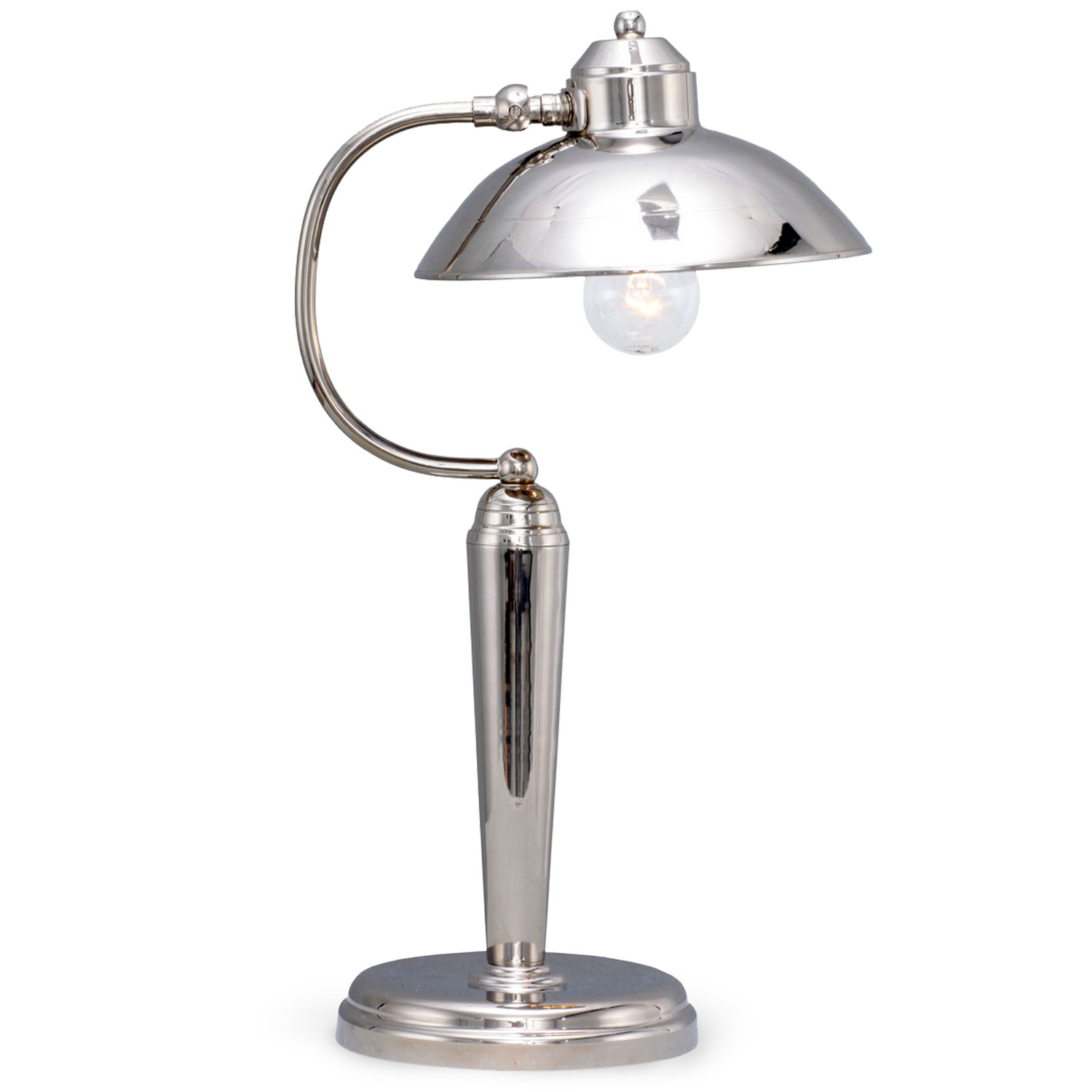 Classic Art Déco table lamp with shade