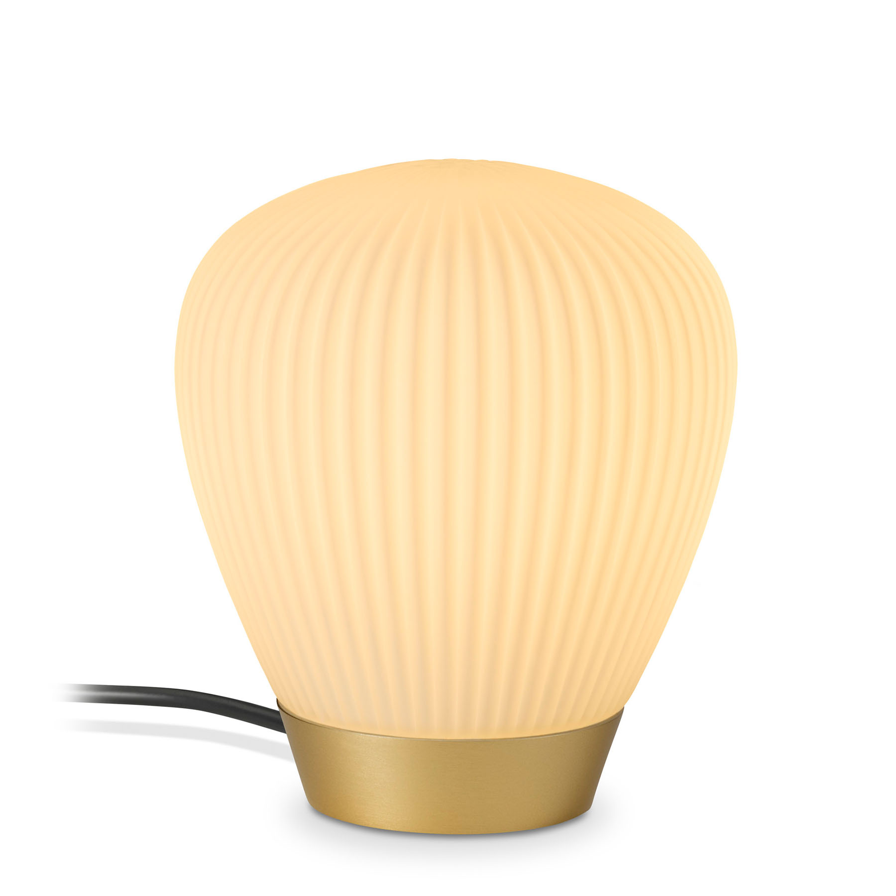 Small table lamp with frosted glass shade PLISSEE T2 Small table lamp with frosted glass shade PLISSEE T2