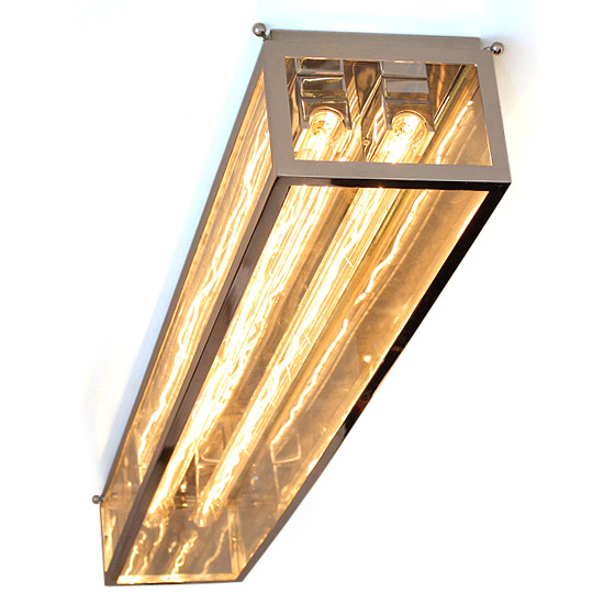 Kasten-Deckenleuchte für zwei LINESTRA-Stablampen 111 cm Kasten-Deckenleuchte für zwei LINESTRA-Stablampen 111 cm