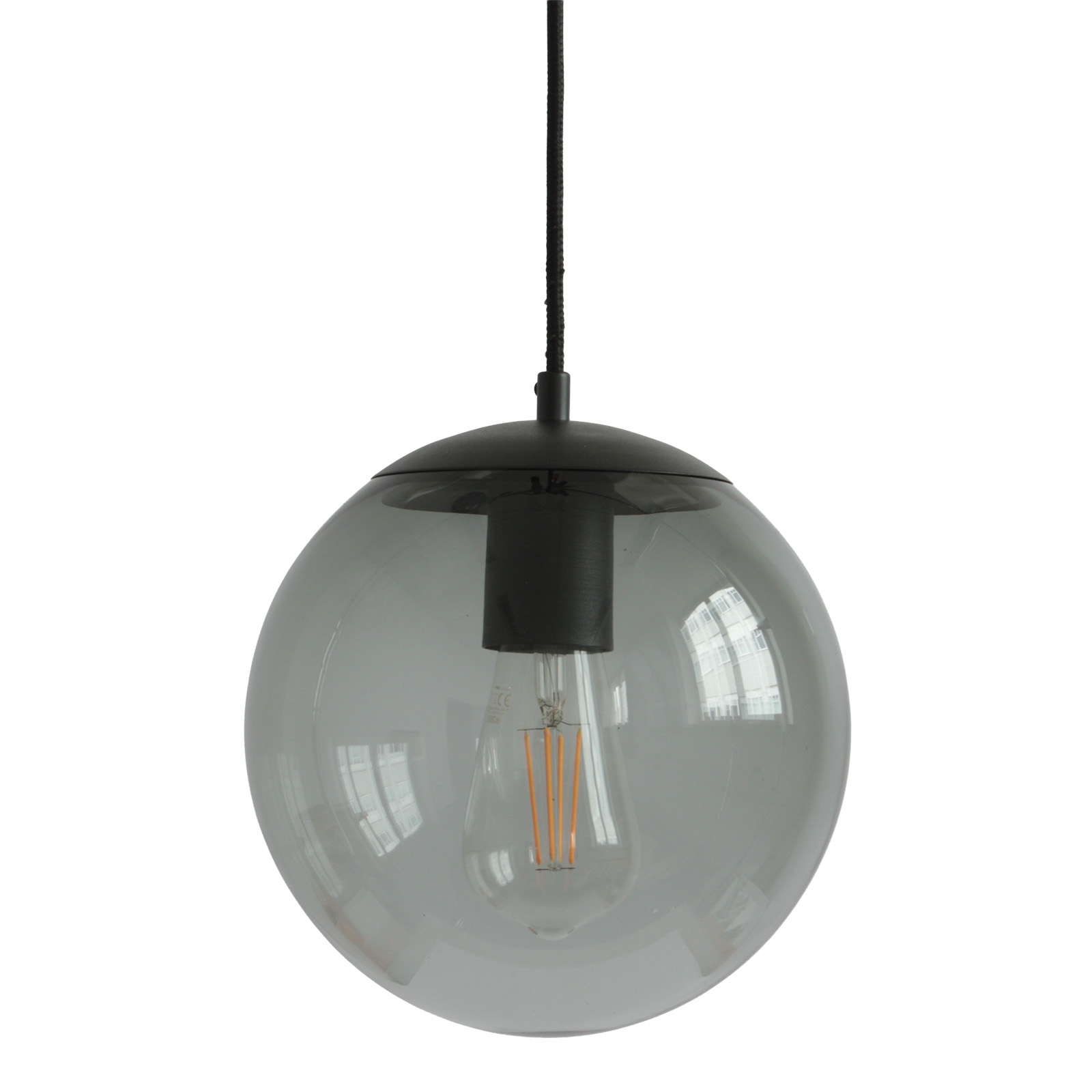 Globe Pendant light with clear glass Ø 22 cm
