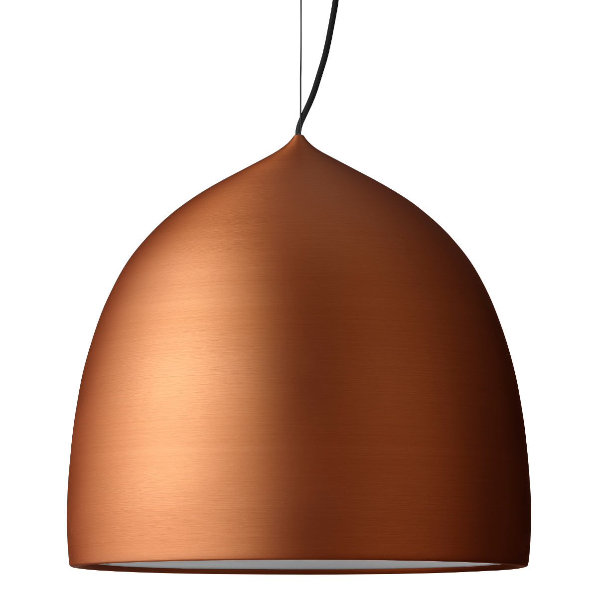 Pendelleuchte SUSPENCE P2 aus Aluminium oder Kupfer Ø 38 cm