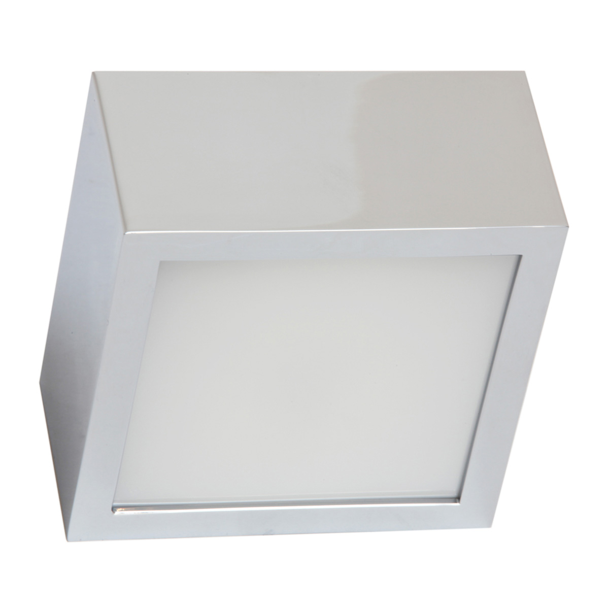 KARREE LED Exklusive Badezimmer-Deckenlampe IP44 10/18 cm: Badleuchte, Ausführung in Chrom, Modell 1