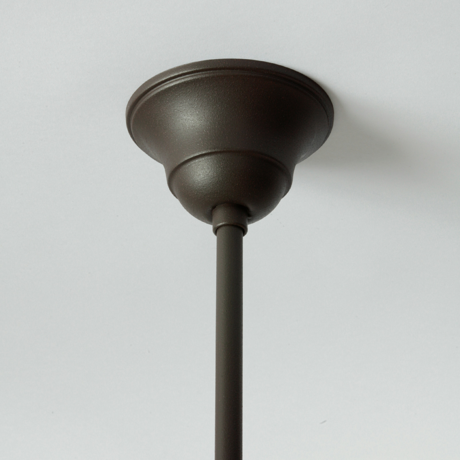 Dreiflammige Hängeleuchte mit Stoff-Schirmen, Bild 6 Dreiflammige Hängeleuchte mit Stoff-Schirmen, Bild 6