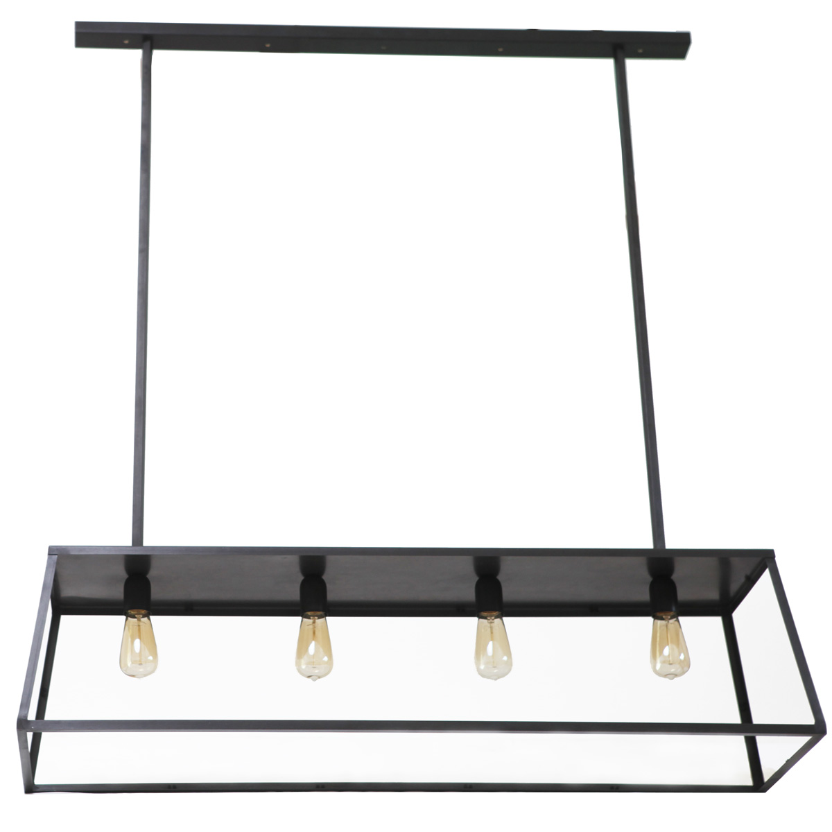 VITRINE Exklusive Kasten-Hängeleuchte aus Messing VITRINE Exklusive Kasten-Hängeleuchte aus Messing