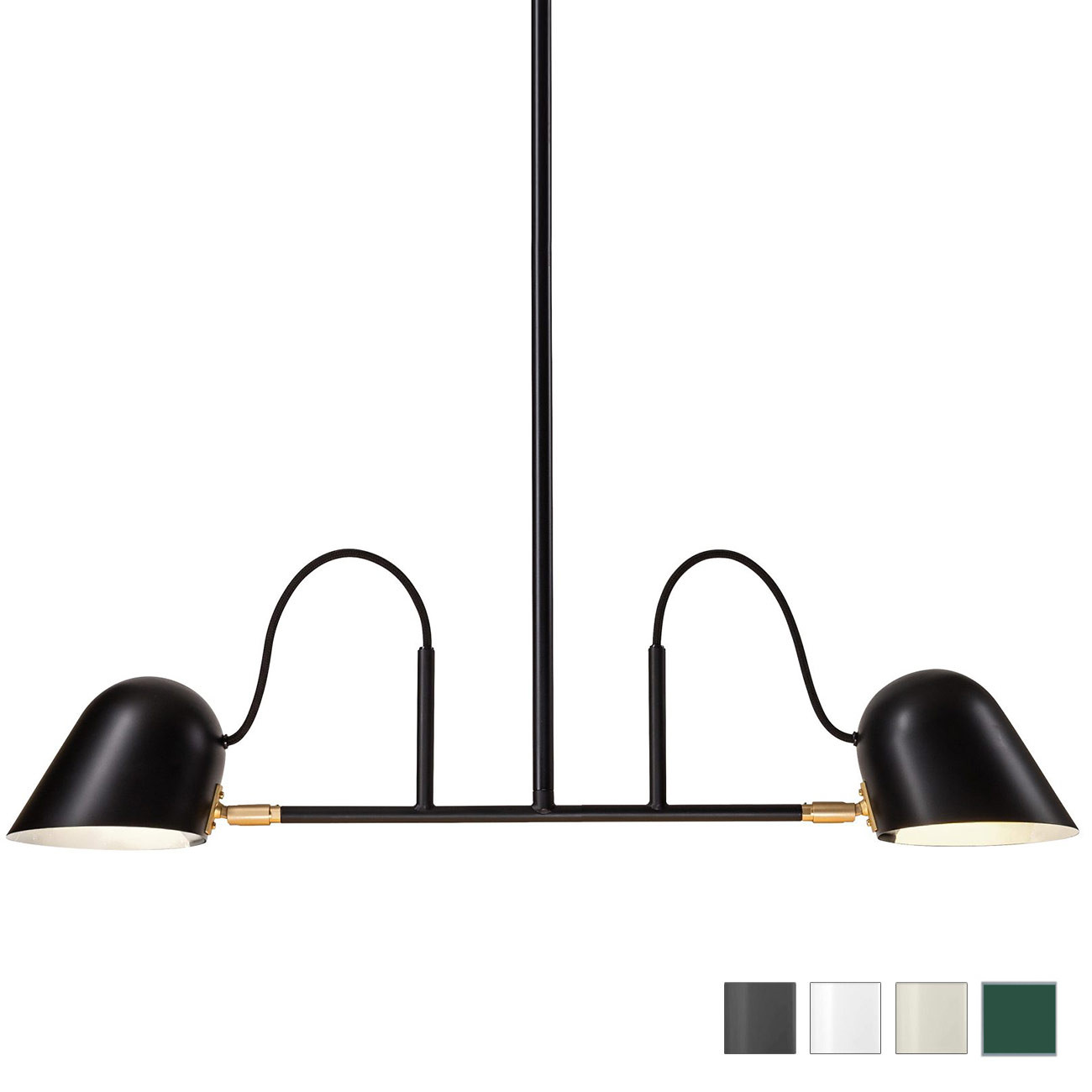 Modern double head suspension light STRECK