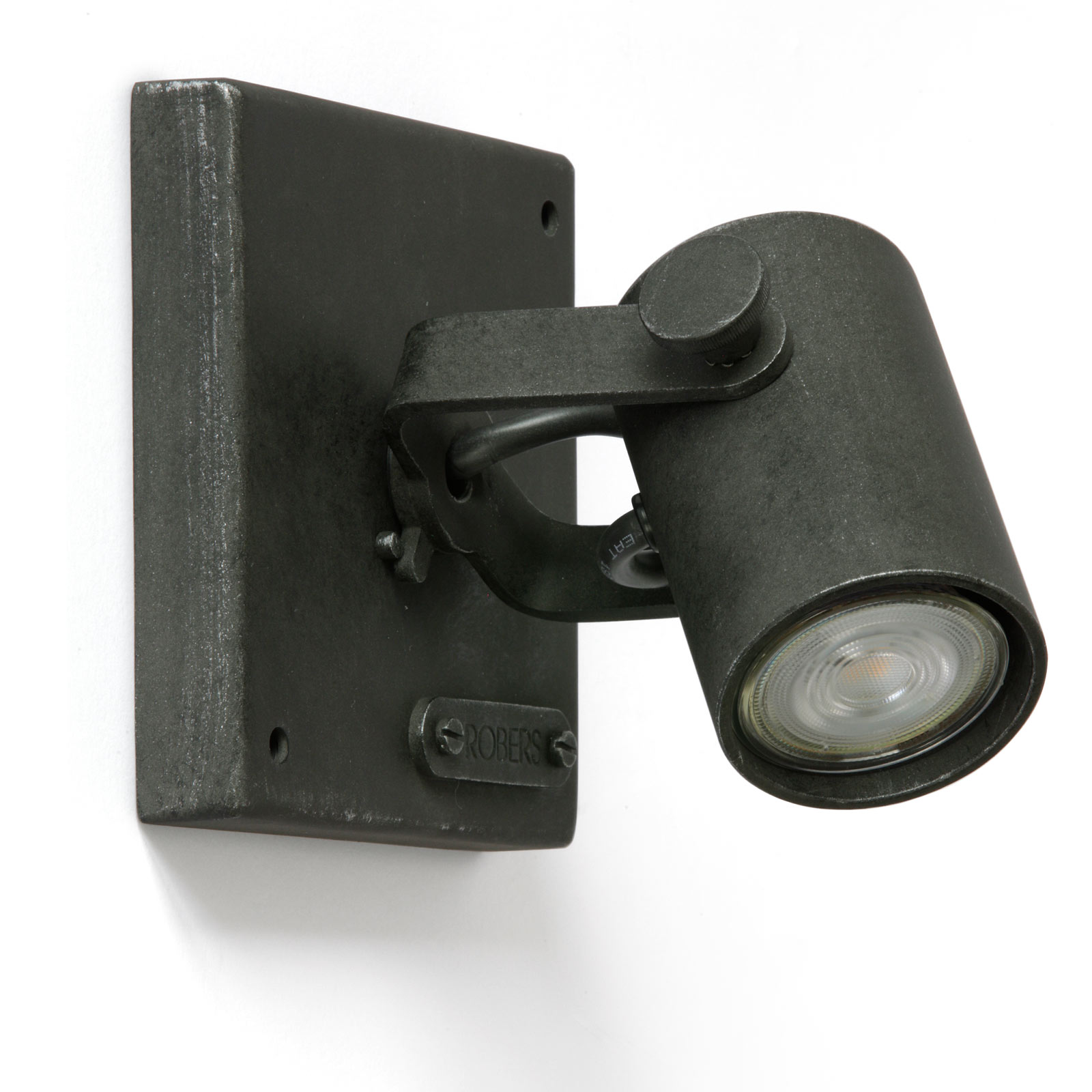 Massiv handgefertigter Wand-Strahler aus lackiertem Stahl ST2684 Massiv handgefertigter Wand-Strahler aus lackiertem Stahl ST2684