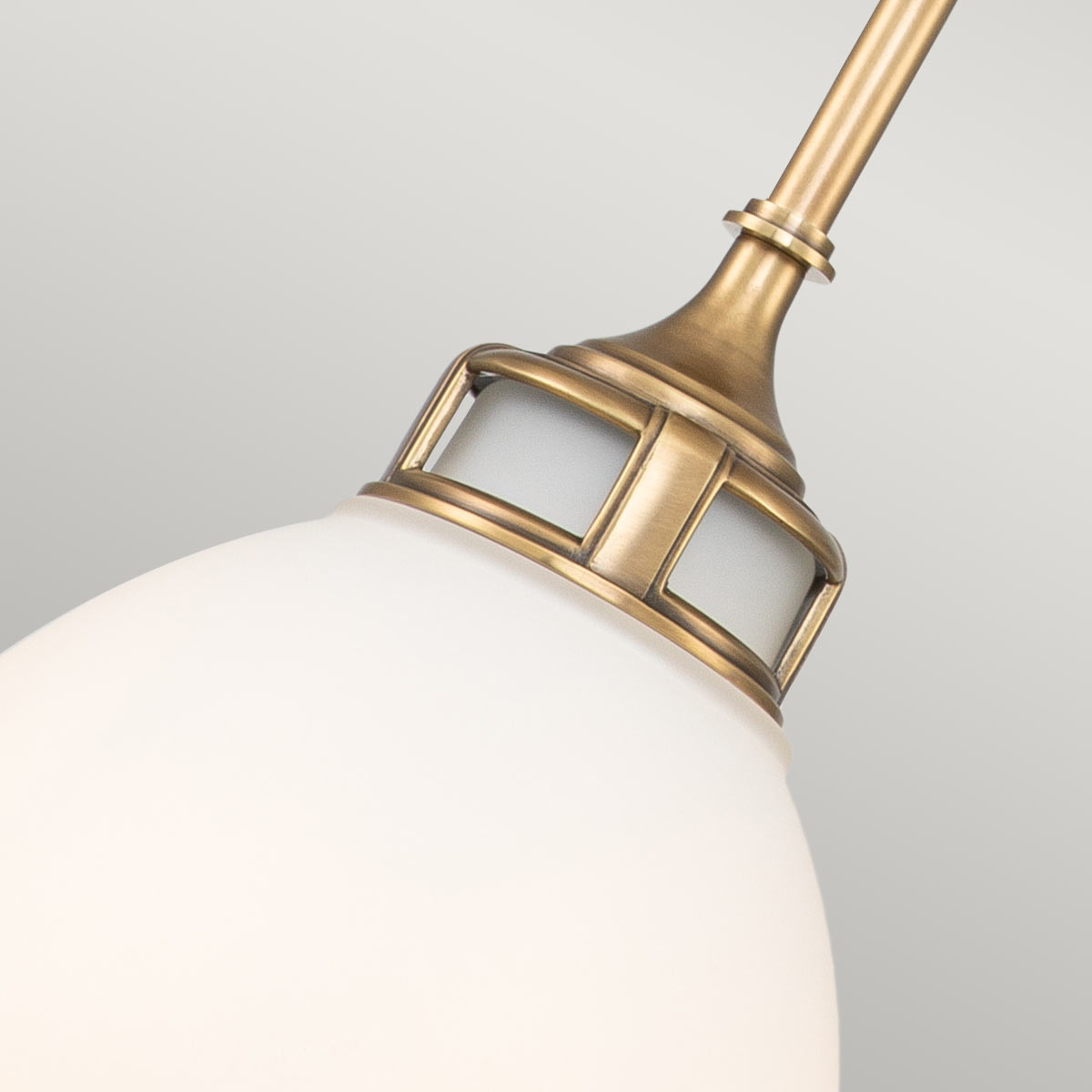Bild 3: Messing Klassische Vintagestil-Pendelleuchte aus Stahl: Messing