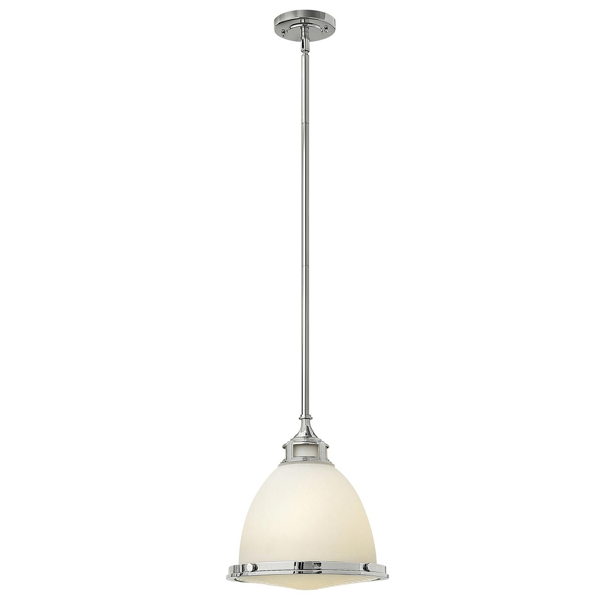 Bild 6: Chrom Klassische Vintagestil-Pendelleuchte aus Stahl: Chrom