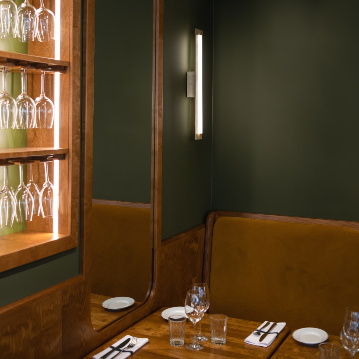 Slim Wall Light MOON Made of Brushed Brass, IP44, Fig. 3 Slim Wall Light MOON Made of Brushed Brass, IP44, Fig. 3