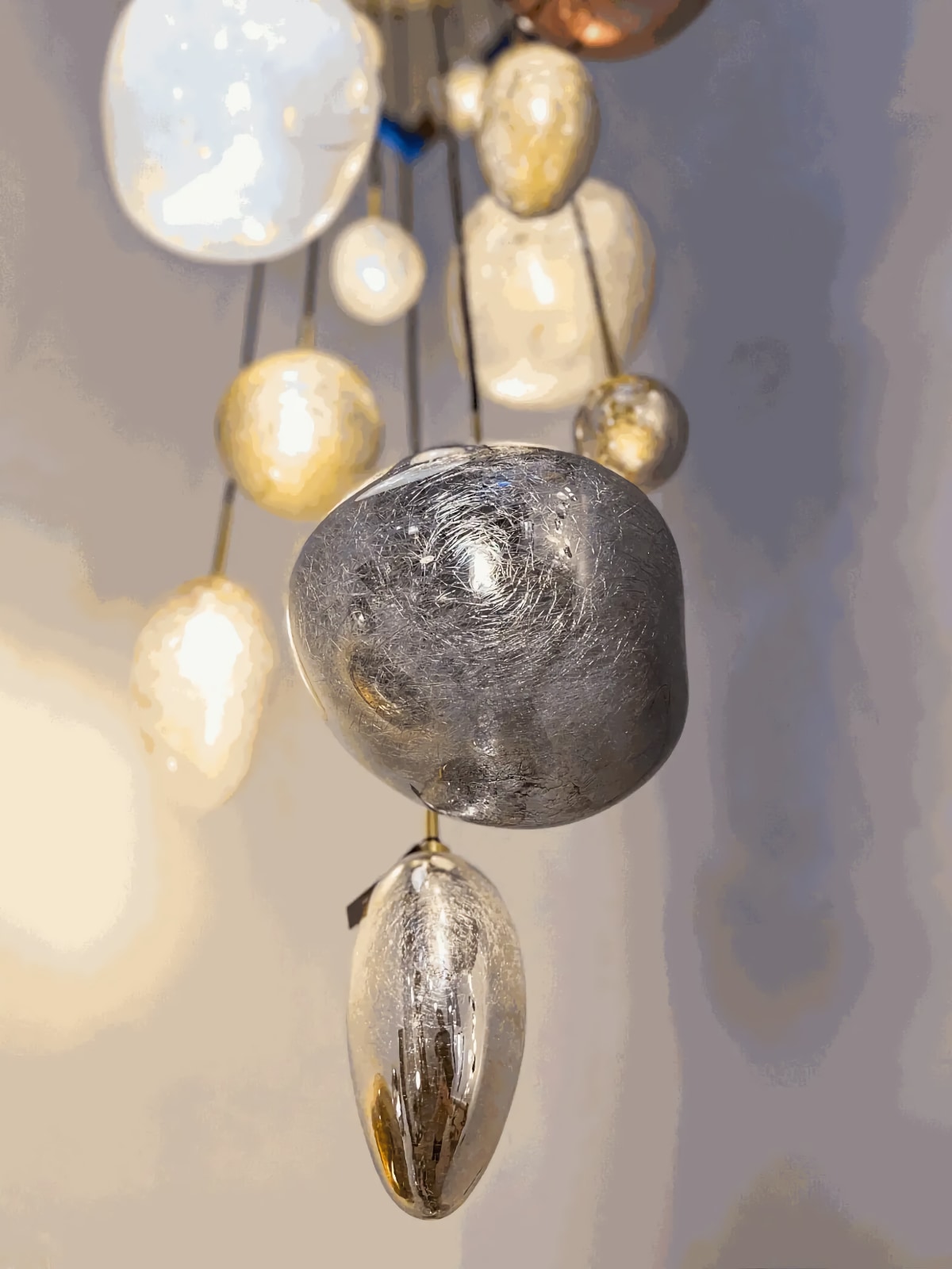 Hängeleuchte GALET 01 mit farbigem Zapfenglas , Bild 16 Hängeleuchte GALET 01 mit farbigem Zapfenglas , Bild 16