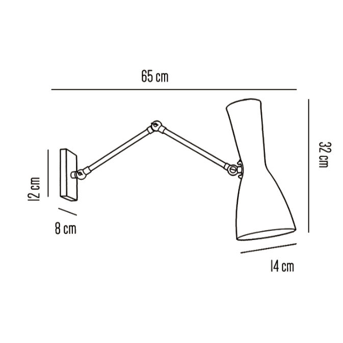 Italienische Mid Century-Wandleuchte mit Messing-Gelenkarm, Bild 19 Italienische Mid Century-Wandleuchte mit Messing-Gelenkarm, Bild 19