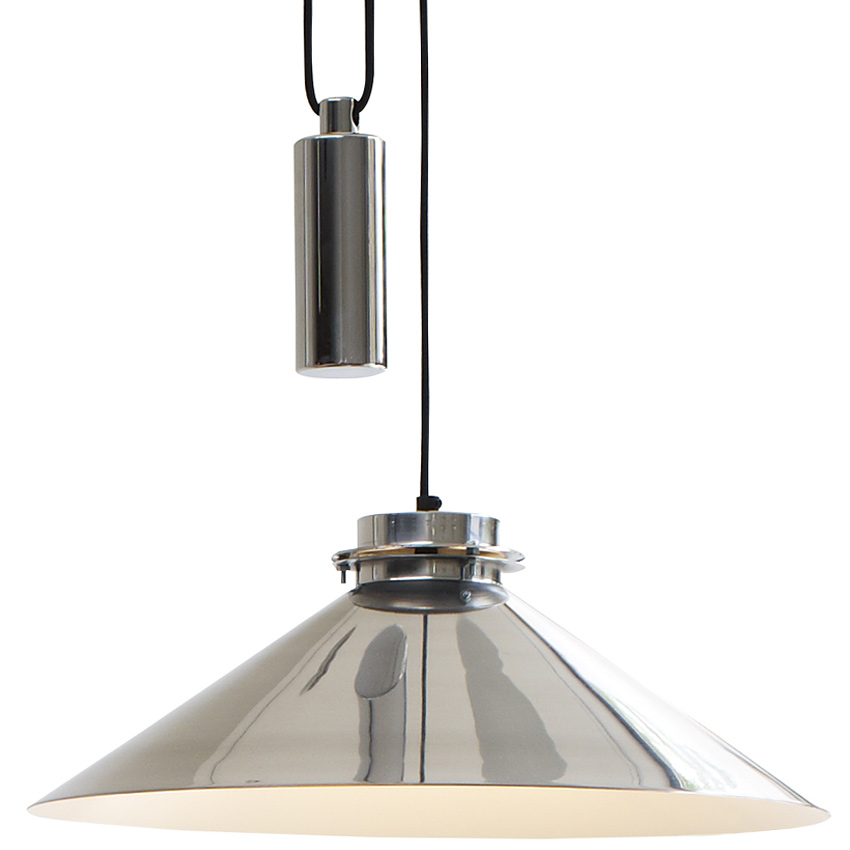 Adjustable pendant lamp with counterweight CODIE Rise & Fall