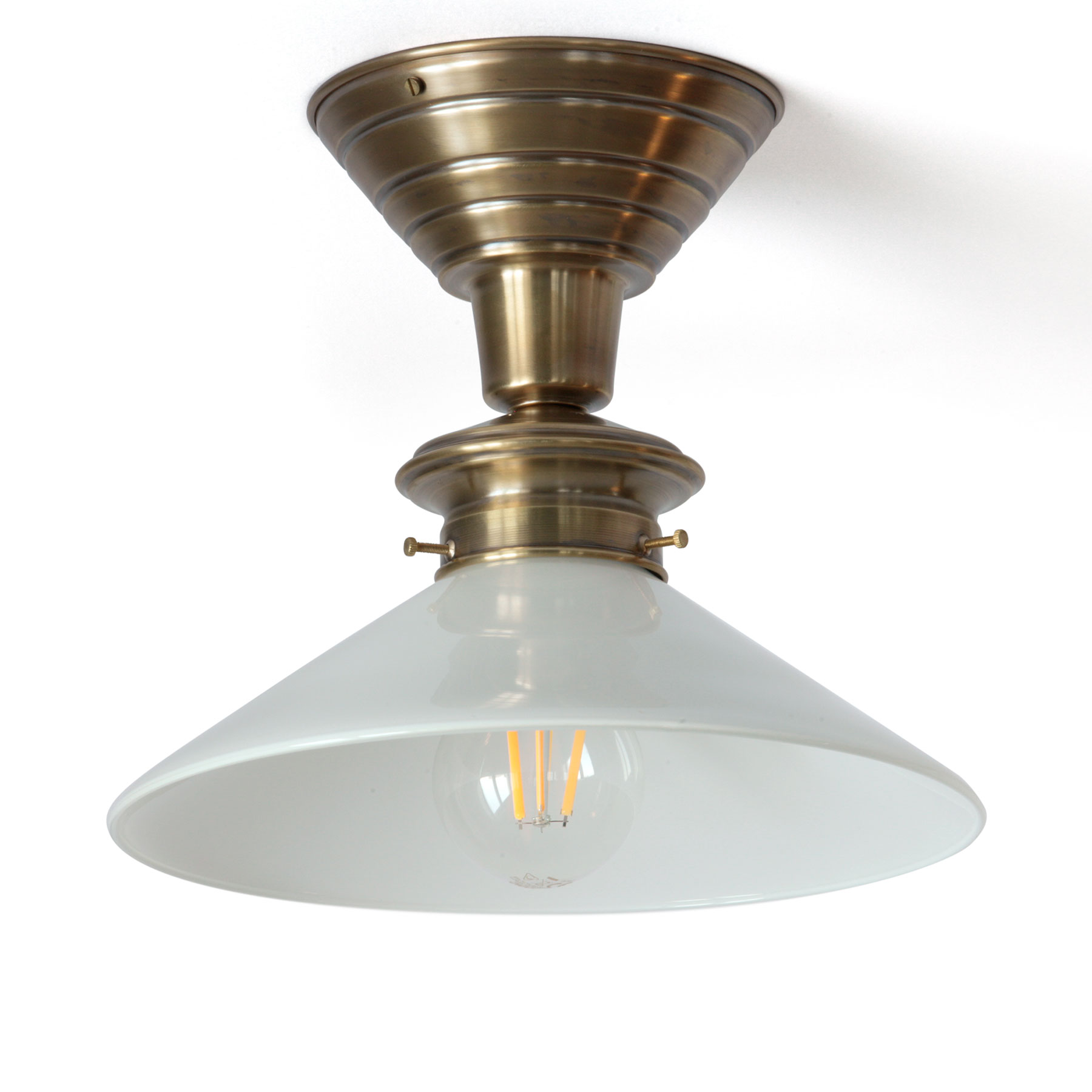 Small ceiling lamp with funnel shade Ø 28 cm Small ceiling lamp with funnel shade Ø 28 cm