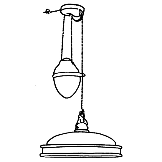 DELFT Pendulum lamp or pendant lamp made of ceramic, Fig. 2 DELFT Pendulum lamp or pendant lamp made of ceramic, Fig. 2