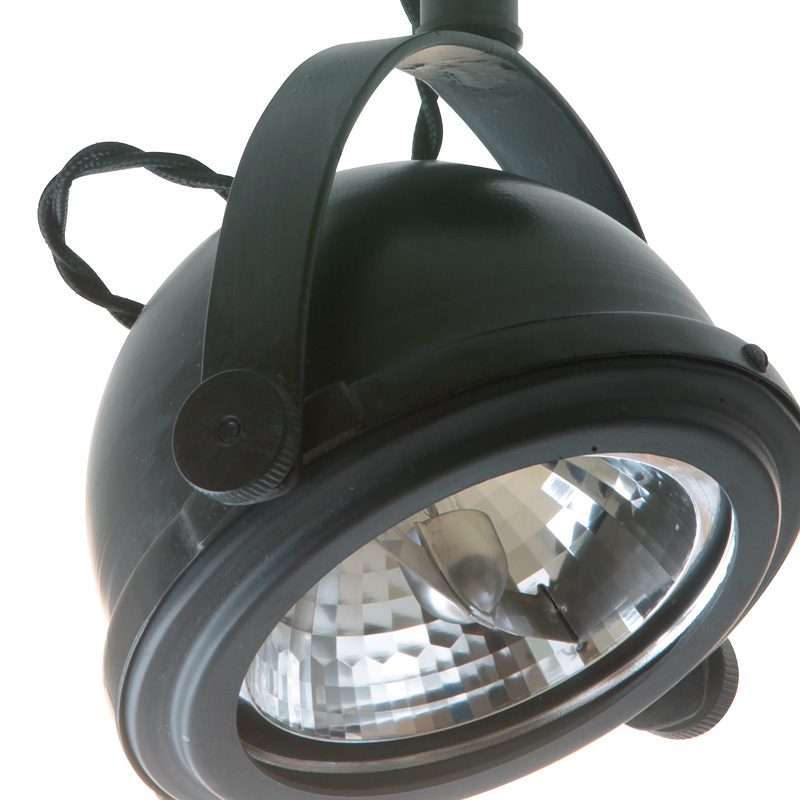 Bild 6: Der nostalgische Deckenstrahler in der Ausführung Stahlgrau LUPIN Zweiflammiger einstellbarer Deckenstrahler: Der nostalgische Deckenstrahler in der Ausführung Stahlgrau