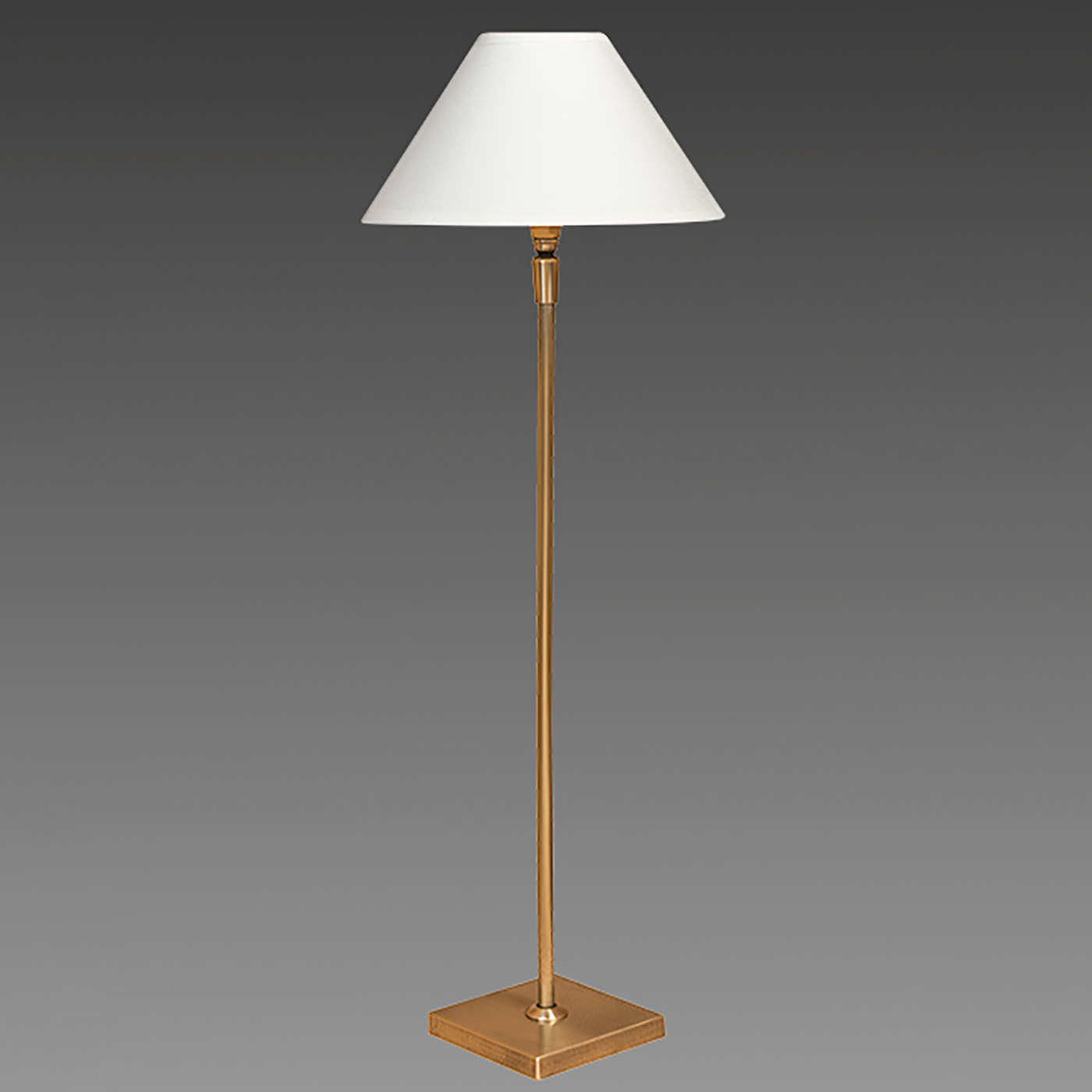 Classic, Simple Table Lamp with Brass Base, Three Sizes L20: Modell 3 in natur matt satiniert