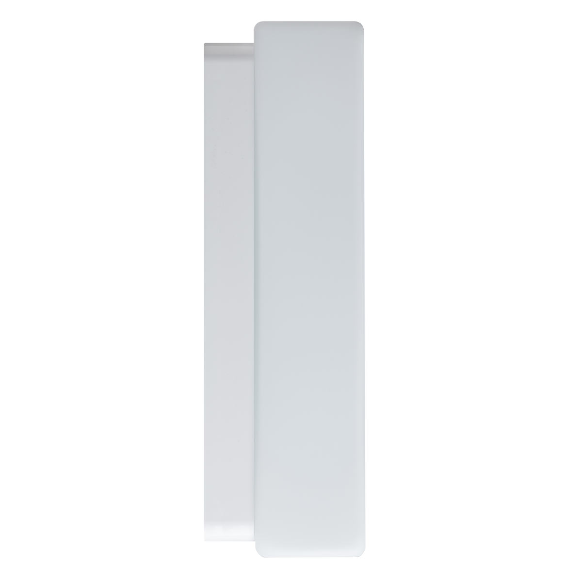 Balkenförmige Opalglas-Wandleuchte FLURA, 22 / 31 cm: Größe L weiß