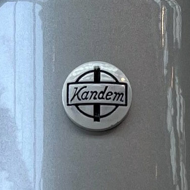 Fig. 6: RAL 9006 weißaluminium Small Bauhaus Design Pendant Light Kandem Model 564: RAL 9006 weißaluminium