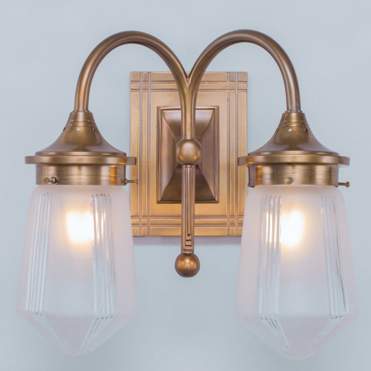 Zweiflammige Art Déco-Applique ALTO ADIGE II Zweiflammige Art Déco-Applique ALTO ADIGE II