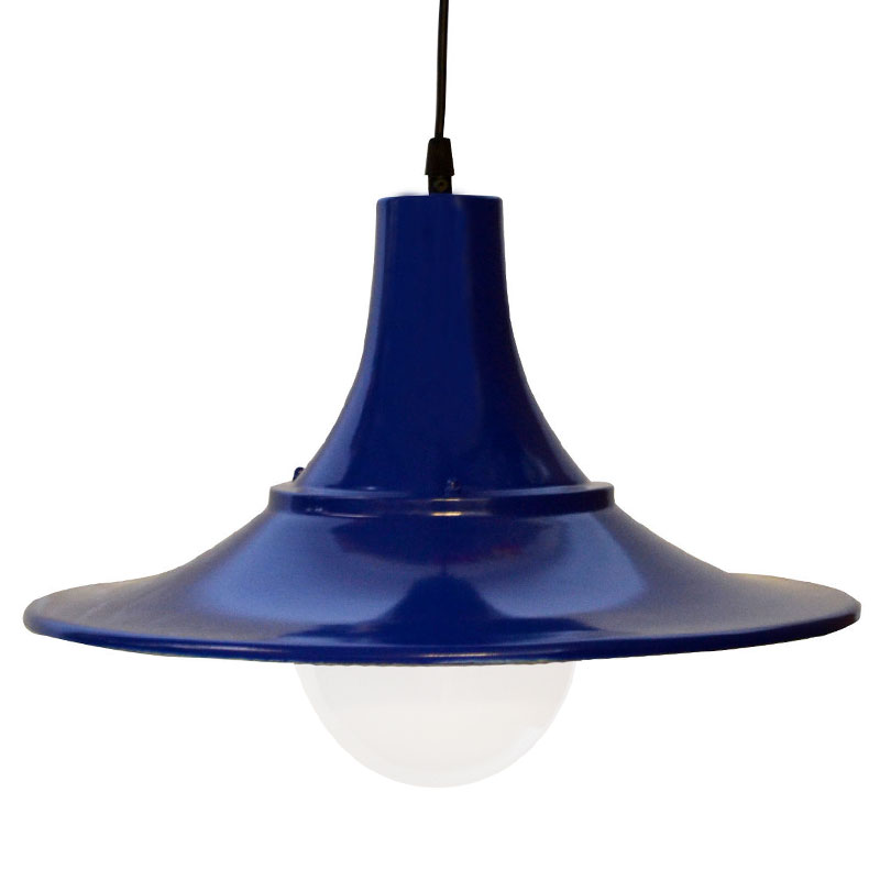 Bild 4: mit Glaszylinder Pendelleuchte mit geschwungenem Schirm (Ø 40 cm): mit Glaszylinder