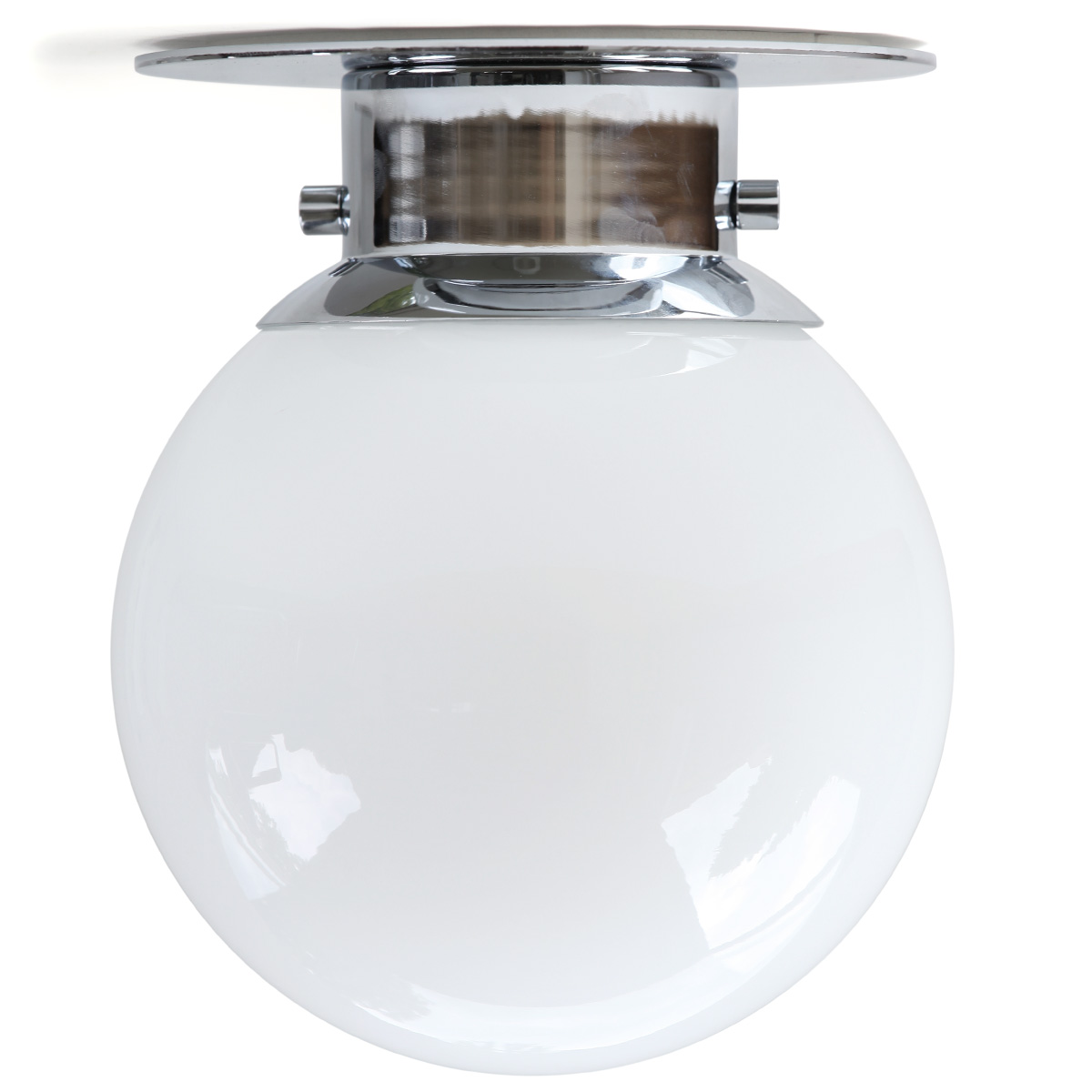 GLOBUS Kugel-Deckenleuchte für das Bad (IP 44) Ø 20 cm: Die perfekte Kugellampe, geeignet für das Badezimmer und andere Nassräume (Chrom)